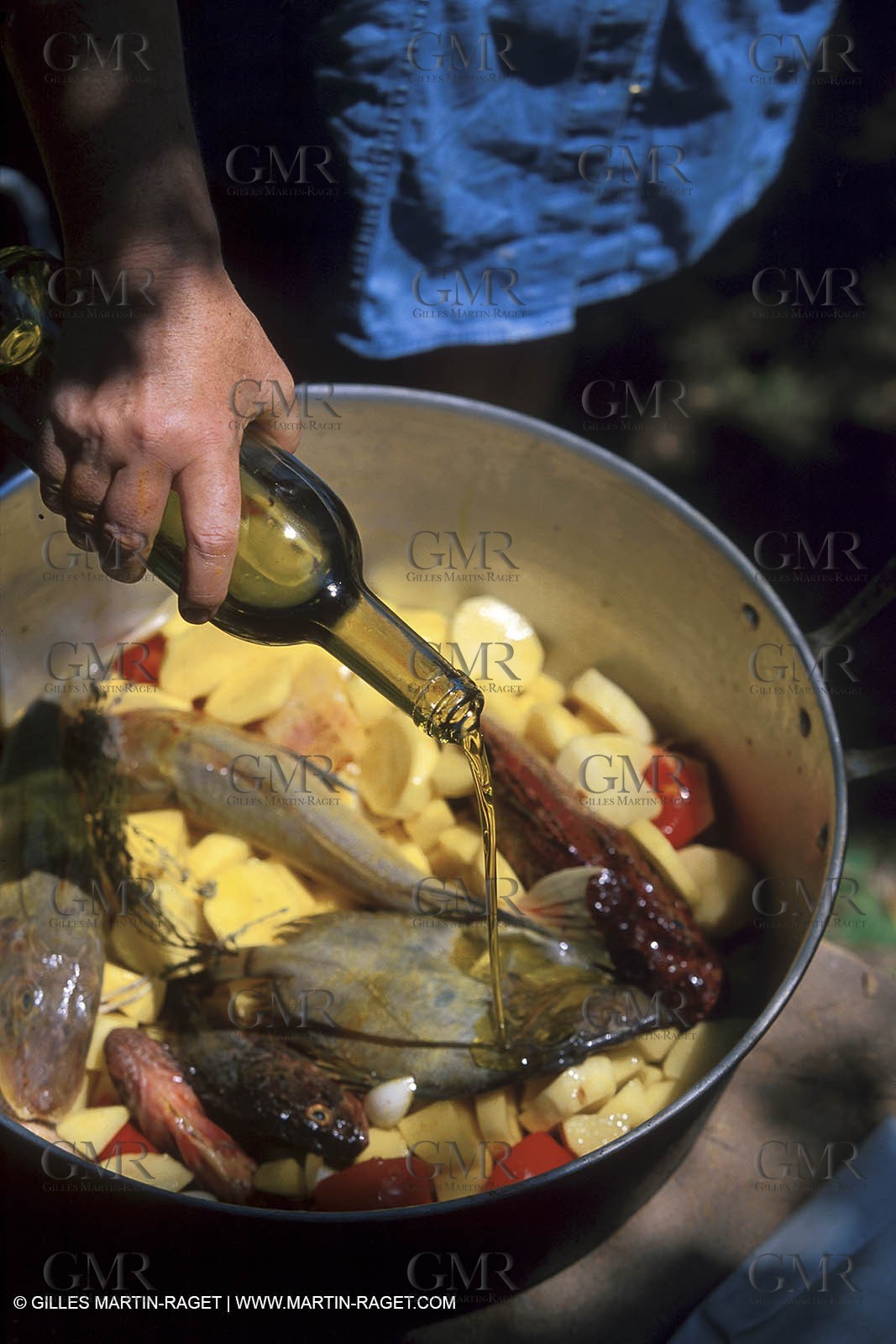 Préparation de la Bouillabaisse
