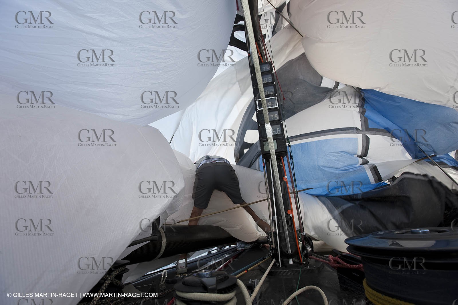 19 05 2010 - La Maddalena (ITA, Sardinia) Louis Vuitton Trophy - BMW ORACLE Racing - Training