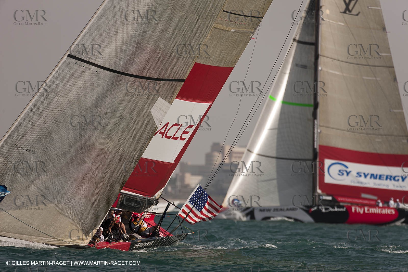 16 11 2010 - Dubai (UAE) - Dubai Louis Vuitton Trophy -  BMW ORACLE Racing Vs Synergy
