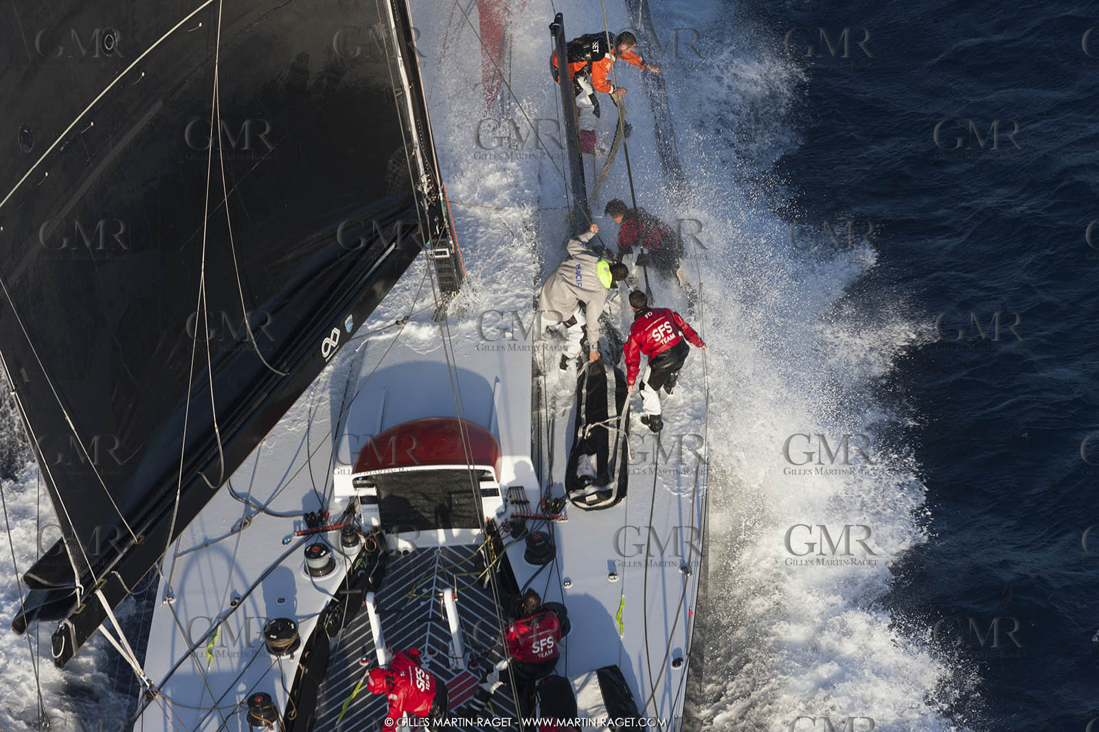 09 10 2017, Calvi (FRA,20), VOR 70 Babsy, Tentative de record autour de la Corse à la voile, skipper Franck Cammas