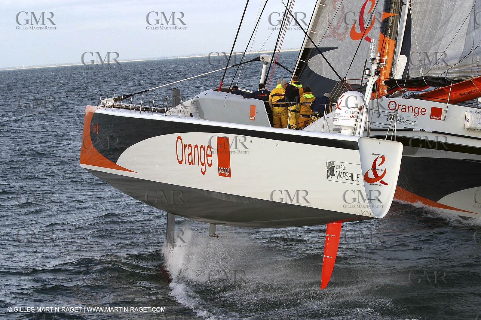 La Trinité   Mer - Orange II - 1st sea trials