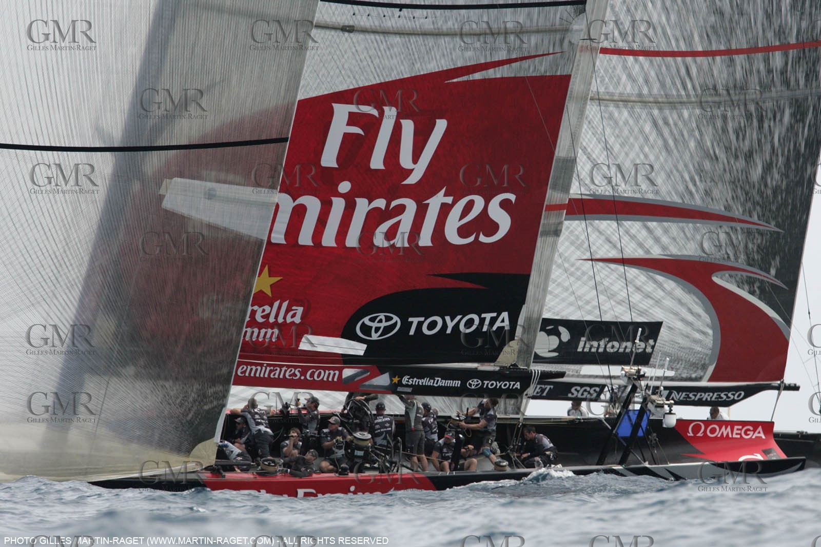 27 06 2007-Valencia (Spain)- 32nd America's Cup - Final Match - Day 4 - Alinghi vs Emirates Team New Zealand
