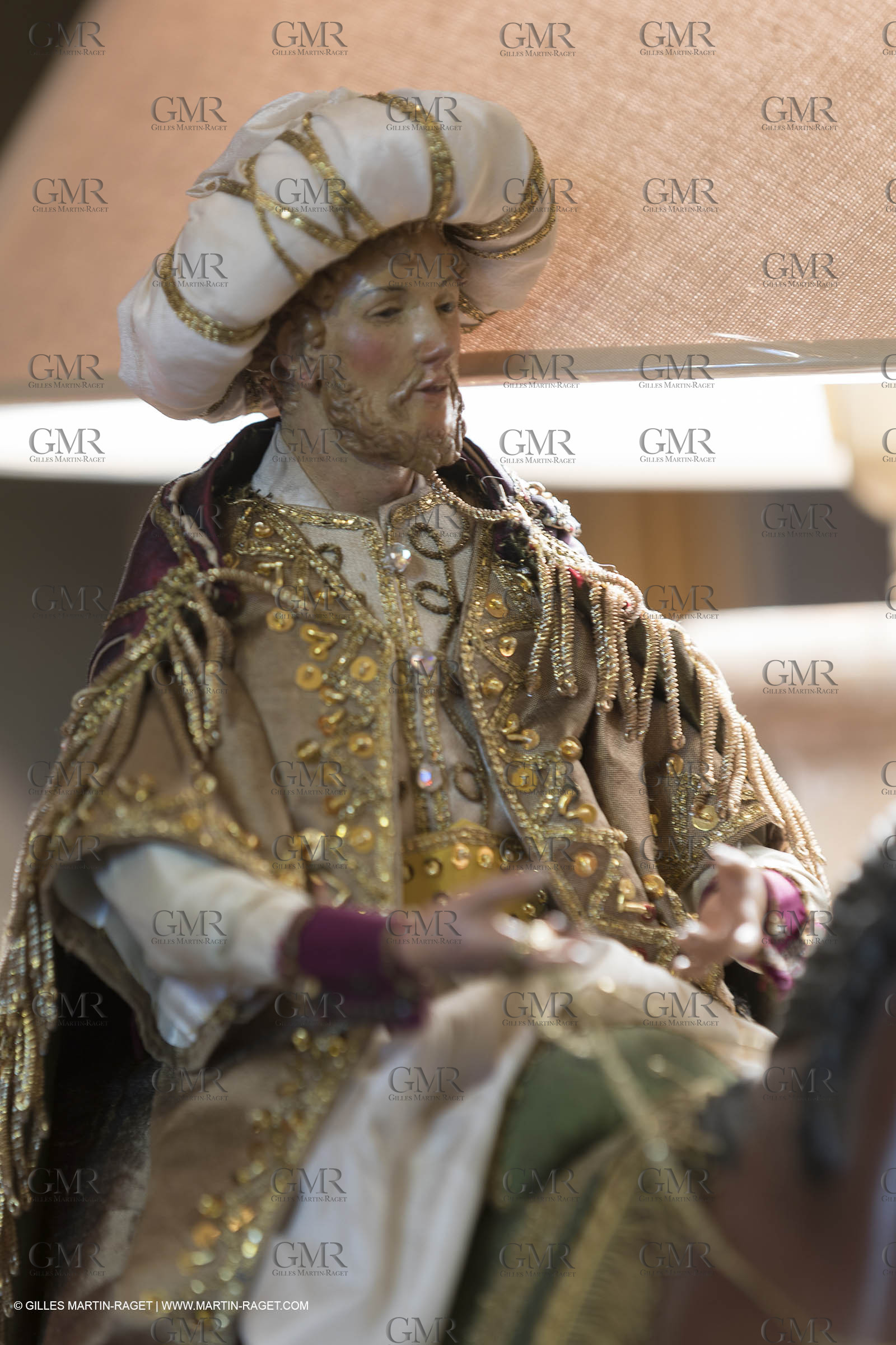 27 01 2018; L'isle sur Sorgue (FRA; 84); Les antiquaires; Crèche et santons de Jean-Jacques Bourgeois