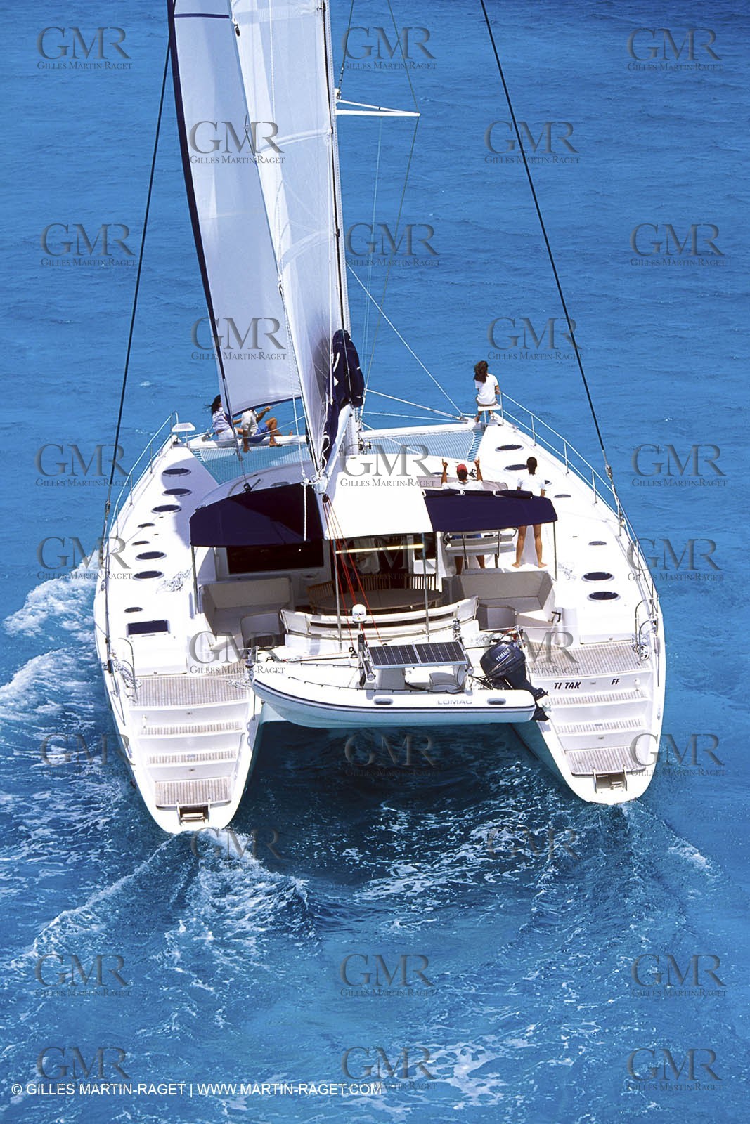 Cruising multihull sailing