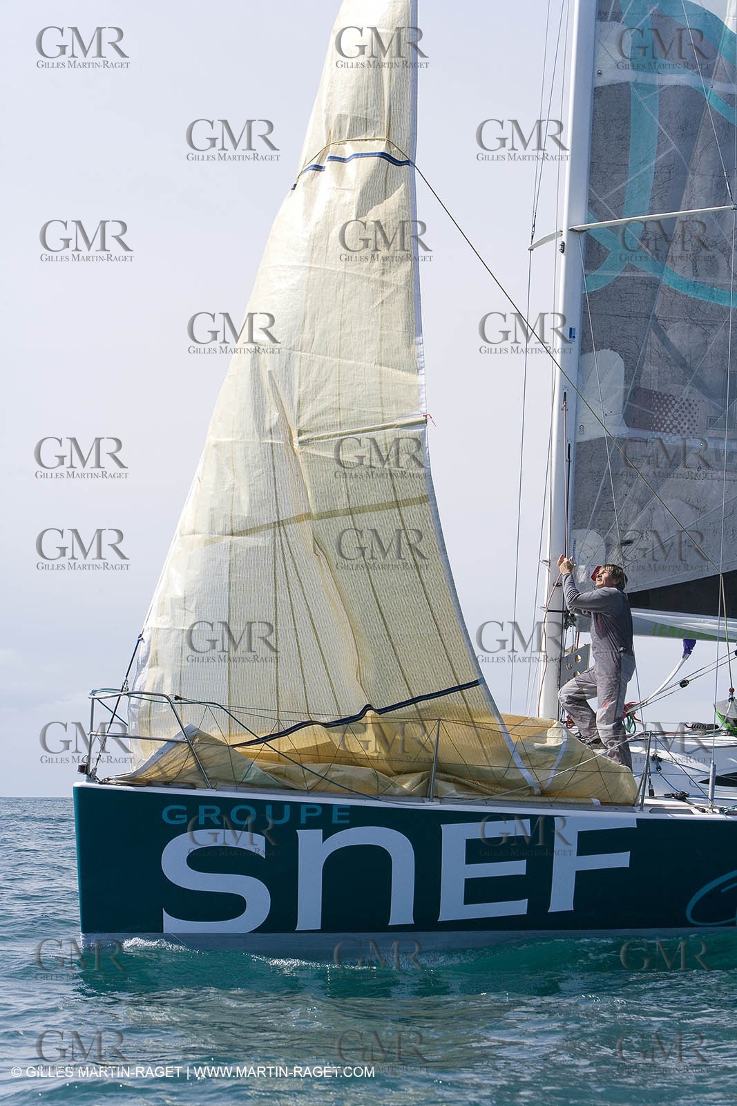 27 03 08- La Grande Motte- (FRA,34) Transat AG2R 2008- Jean-Paul Mouren- Laurent Pellecuer