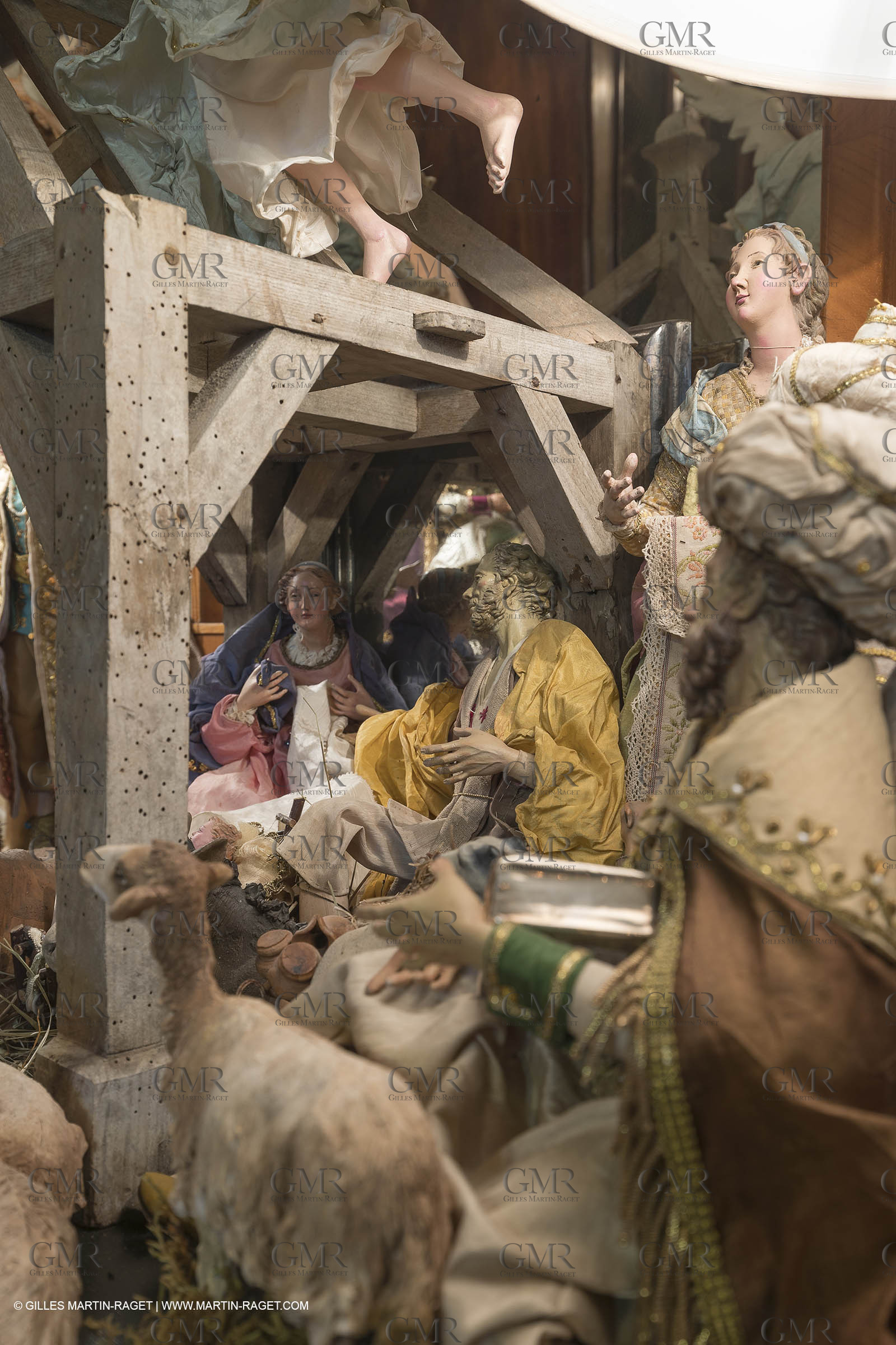 27 01 2018; L'isle sur Sorgue (FRA; 84); Les antiquaires; Crèche et santons de Jean-Jacques Bourgeois