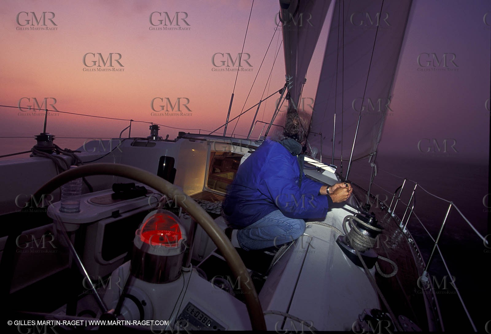 Sail - Cruising - People - At night