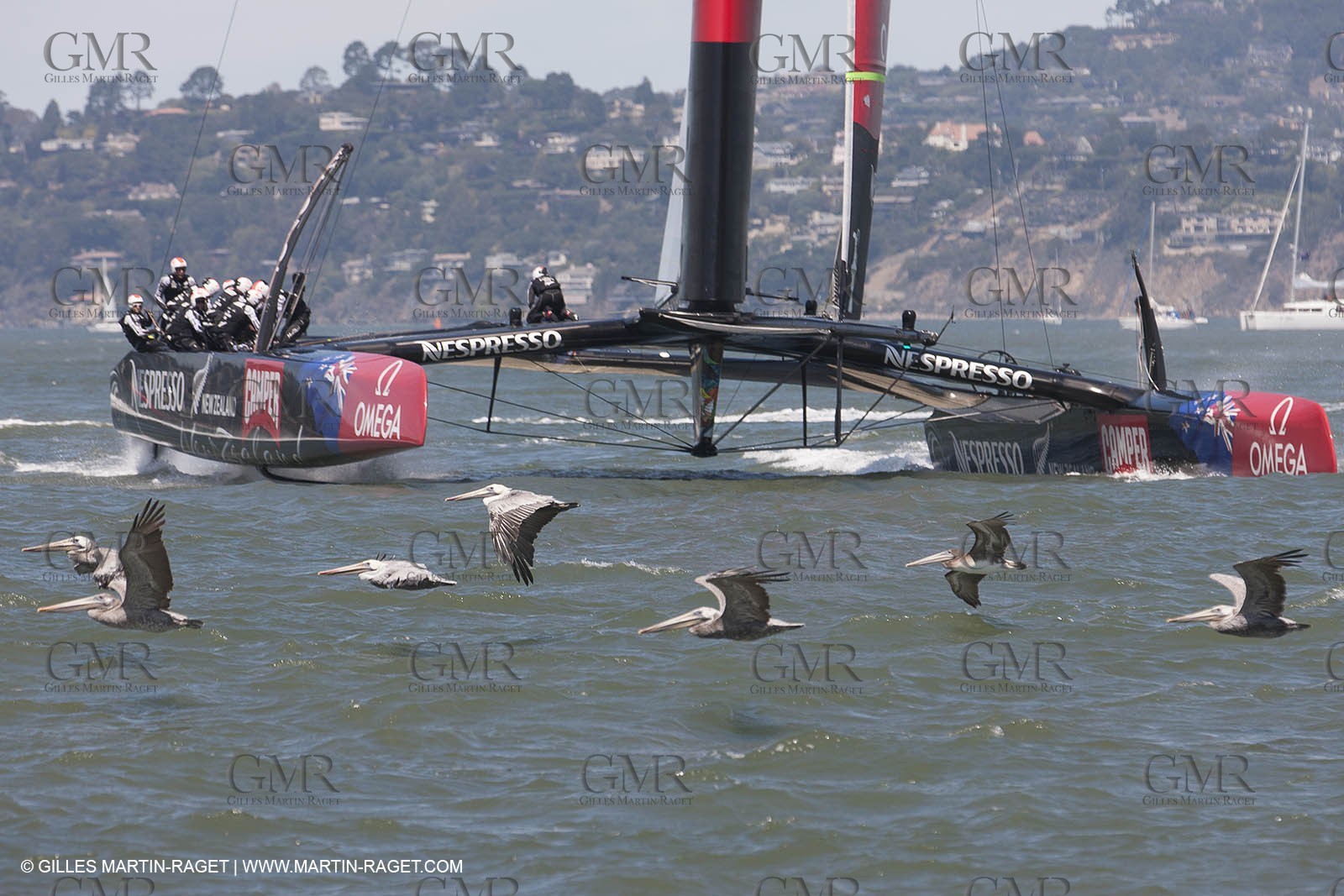 24 08 2013 - San Francisco (USA,CA) - 34th America's Cup - Louis Vuitton Cup Final, Day 6, Emirates Team New Zealand Vs Luna Rossa