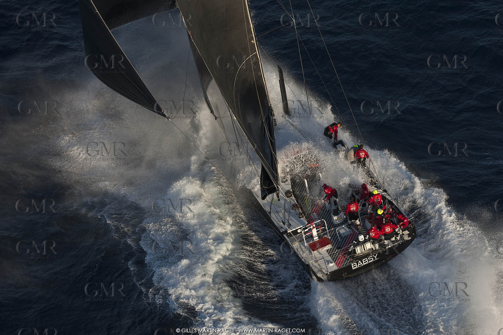 09 10 2017, Calvi (FRA,20), VOR 70 Babsy, Tentative de record autour de la Corse à la voile, skipper Franck Cammas