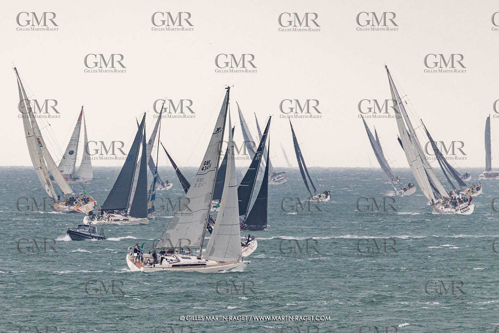 26 07 2025, Cowes (UK, IOW), Admiral's Cup 2025, Rolex Fastnet Race start,