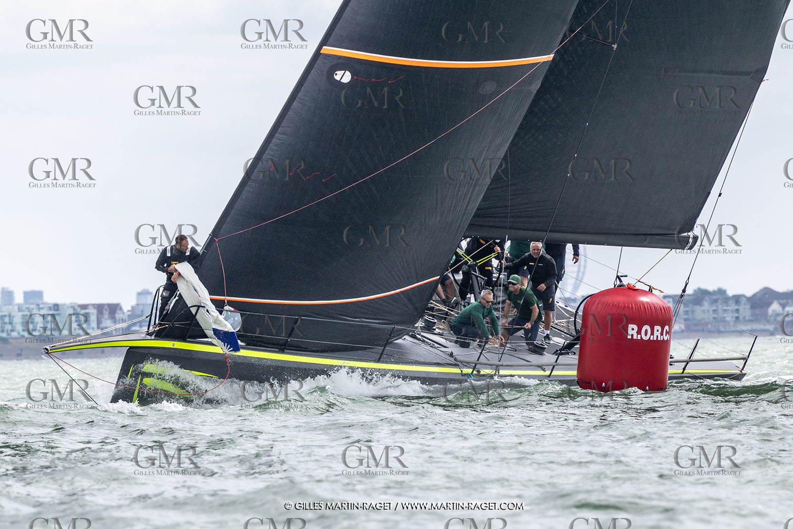 23 07 2025, Cowes (UK, IOW), Admiral's Cup 2025, Inshore racing Day 2, Django Wallyrocket 51, Yacht Club Costa Smeralda (ITA)