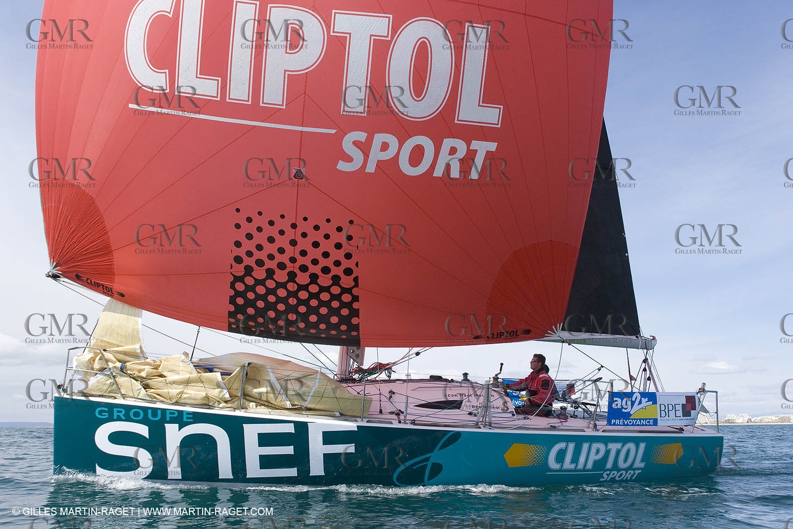 27 03 08- La Grande Motte- (FRA,34) Transat AG2R 2008- Jean-Paul Mouren- Laurent Pellecuer