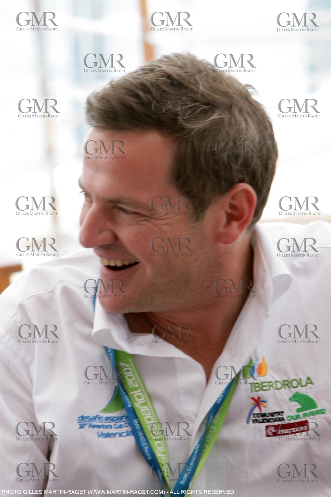 17 05 2007-Valencia (Spain)- 32nd America's Cup - Louis Vuitton Cup - Semi-final - Day 3 - San Francisco event presentation to Syndicate representative onboard Rising Sun