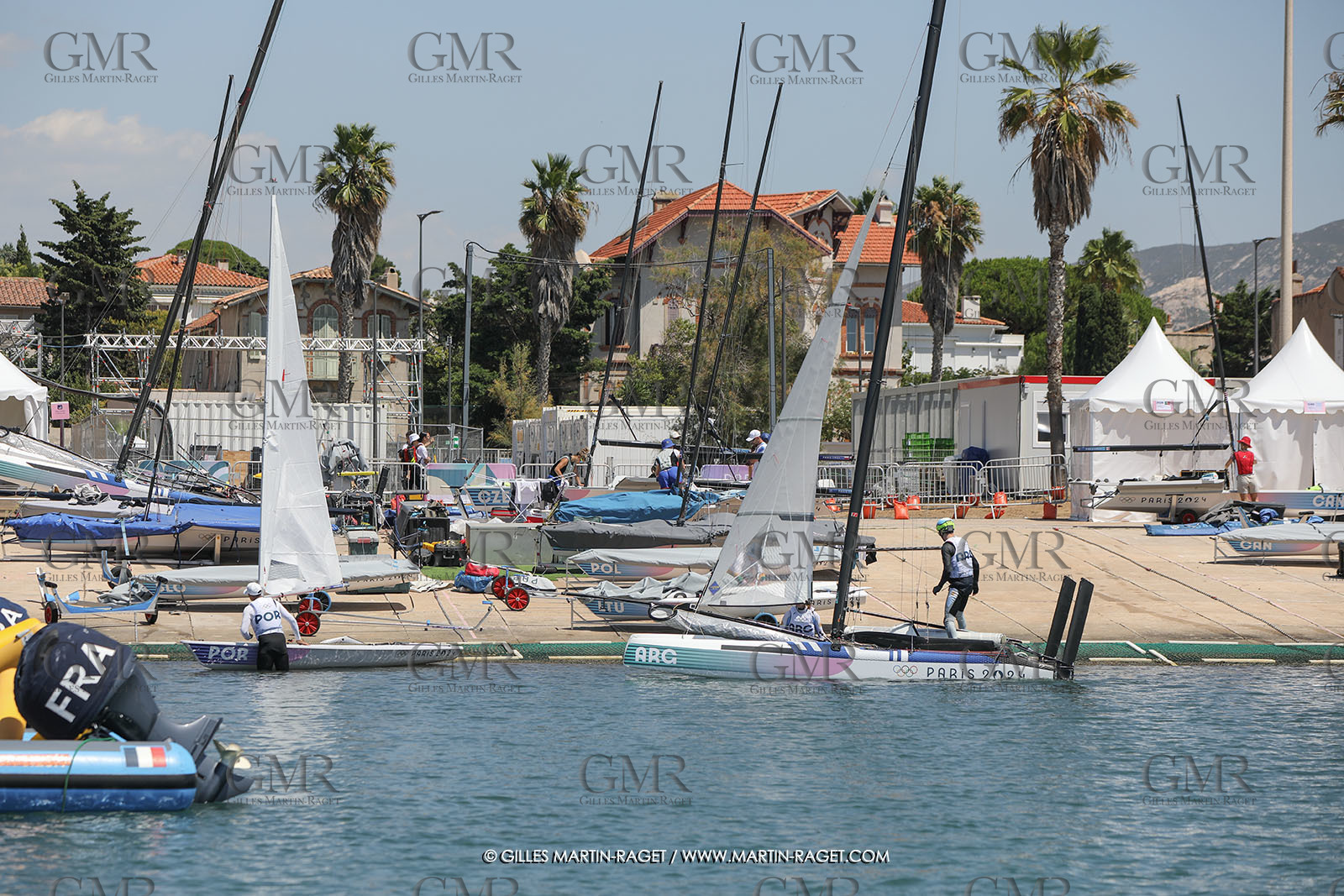 23 07 2024, Marseille (FRA), Paris 2024 Olympic Games, Sailing, Free trainings