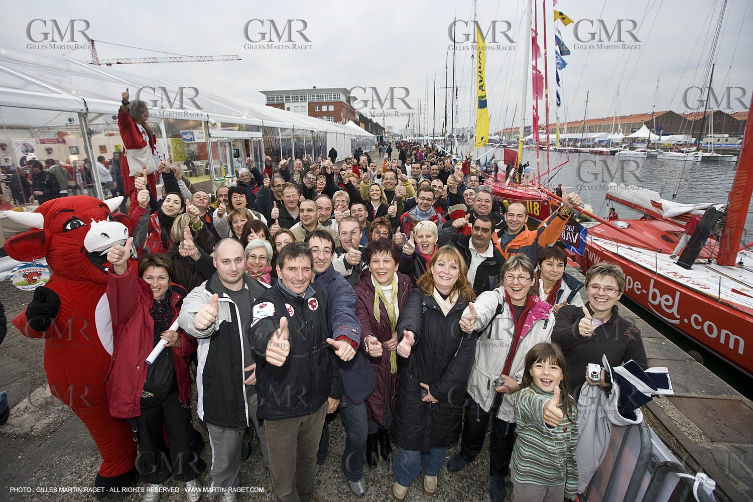 02 10 2007 - Le Havre (FRA,76) - Transat Jacques Vabre 2007 - Ambiances Ponton - Groupe Bel