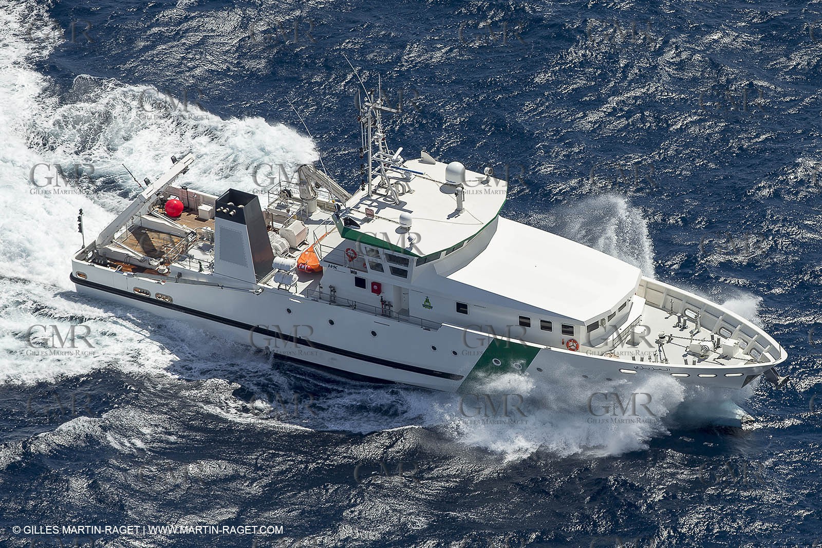 Al Azizi -  H2X boatyard - Oceanographjic research ship - Sea trials off La Ciotat (FRA,13) - 29 07 2014
