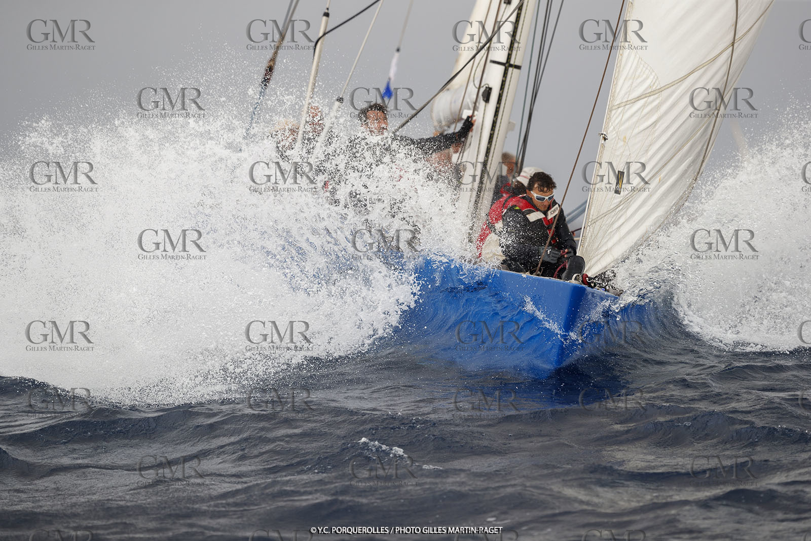 19 06 2024, Porquerolles Island (FRA), Championnat du monde des 12 m JI 2024, Race Day 1