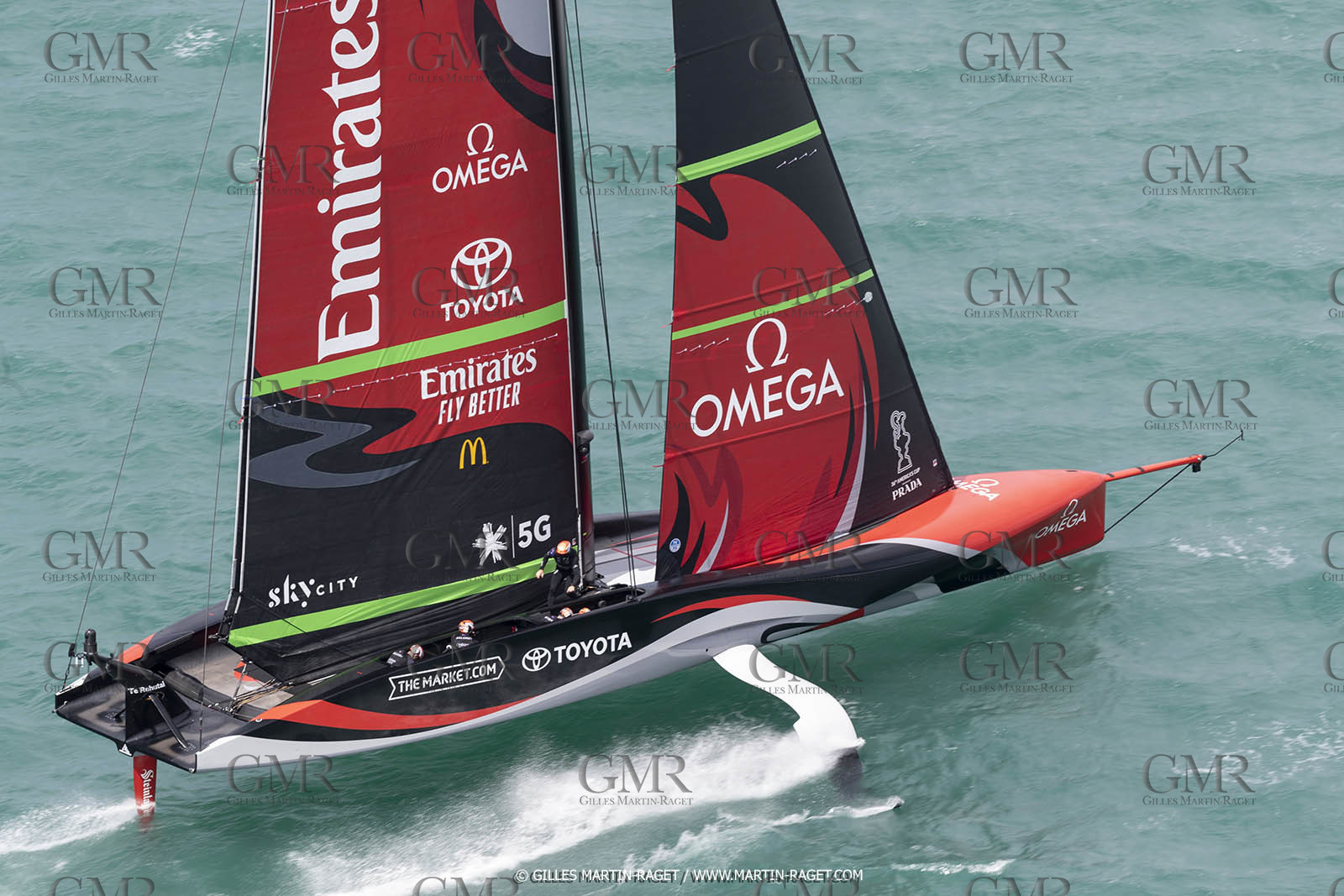 11 12 2020 - Auckland (NZL) - 36th America's Cup - Practice Sessions - Day 3 - Emirates Team New Zealand