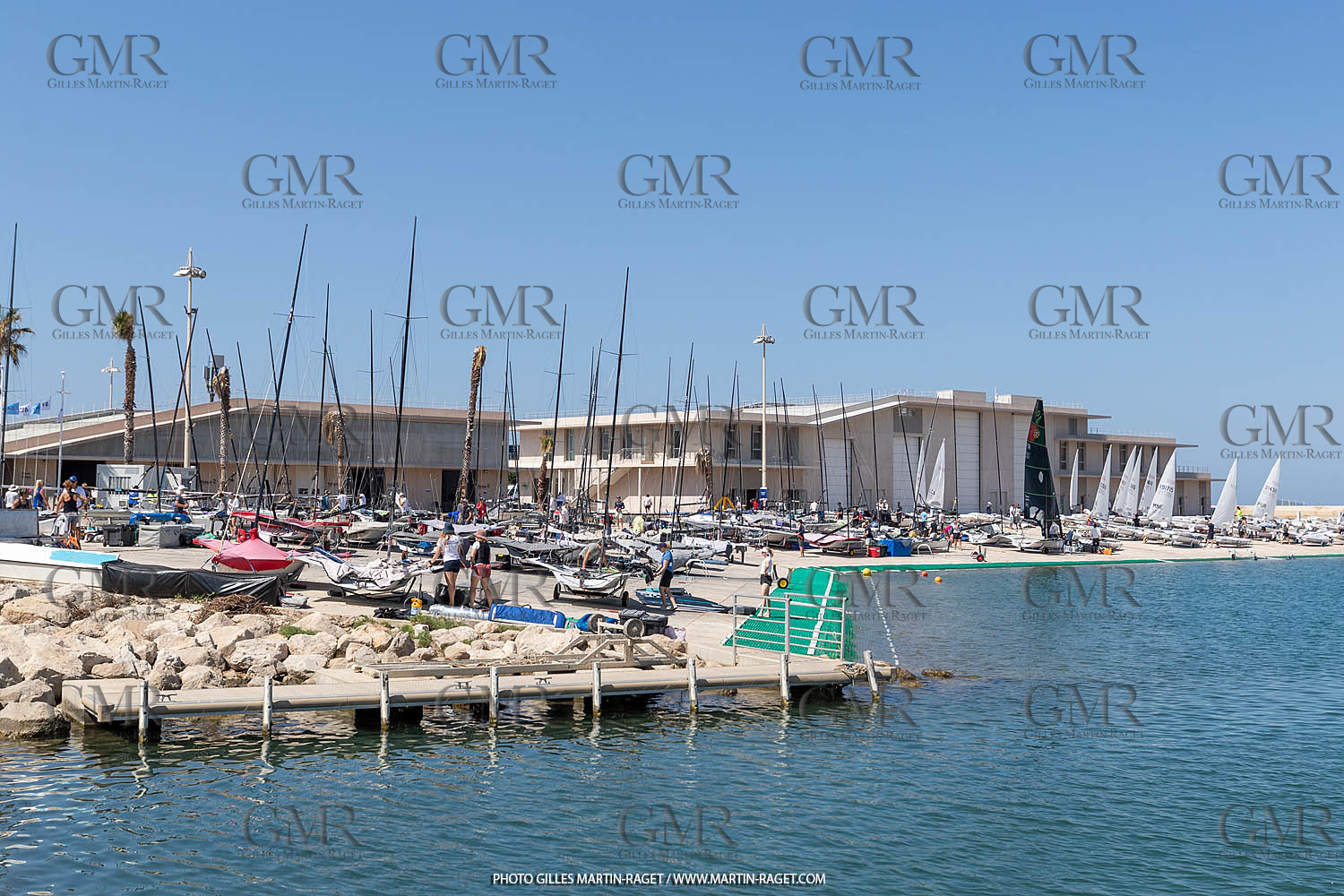 09 07 2023, Marseille (FRA), Paris 2024 Sailing Test Event, Race Day 1,