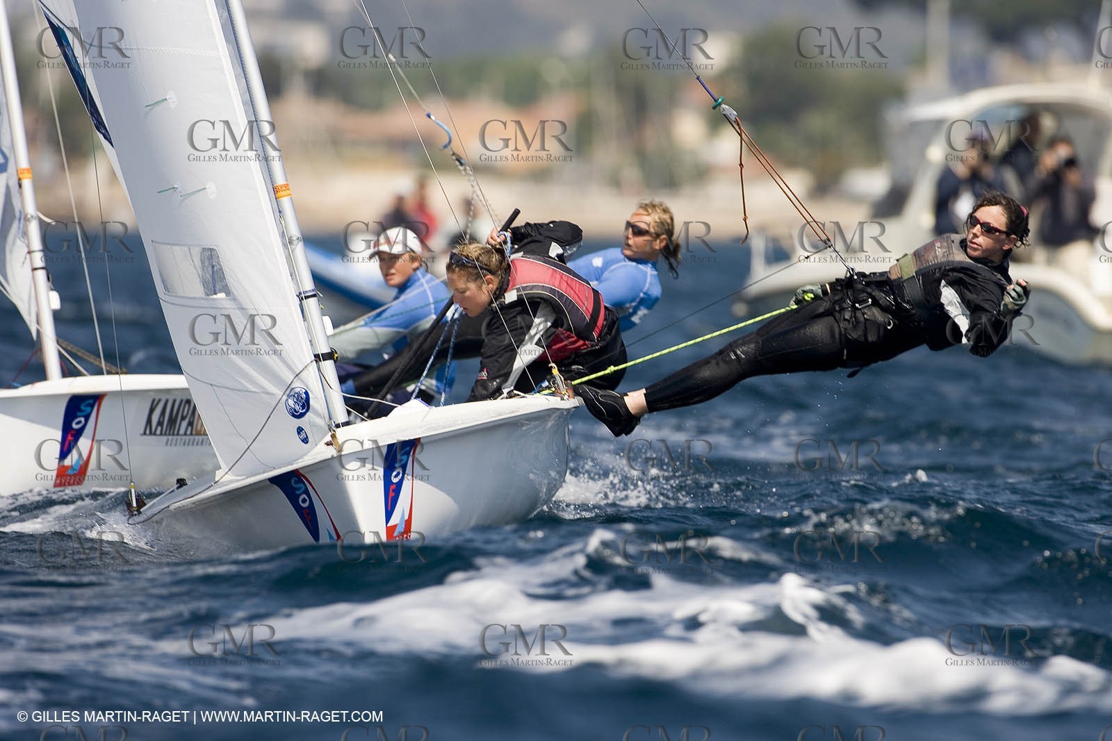 27 04 2007 - 2007 Semaine Olympique Française - Hyères (South of France) - Day 6 - Medal Race - Team France - Lecointre-Lemaître