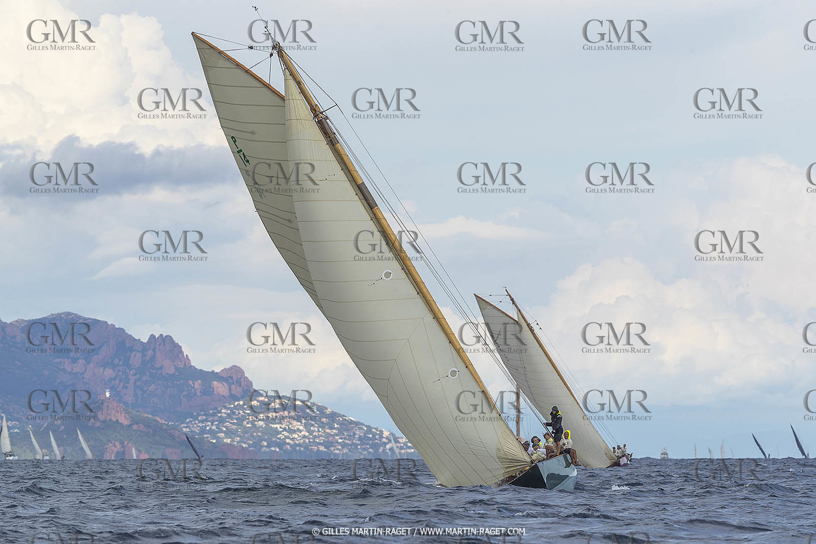25 09 2022, Saint-Tropez (FRA, 83), Les Voiles de Saint-Tropez 2022, Arrivée des bateaux et de la Coupe d'Automne du Yacht Club de France