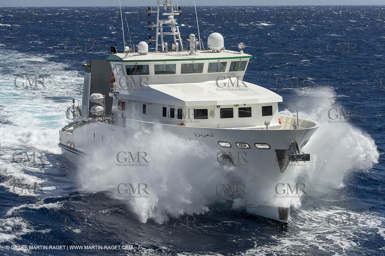 Al Azizi -  H2X boatyard - Oceanographjic research ship - Sea trials off La Ciotat (FRA,13) - 29 07 2014