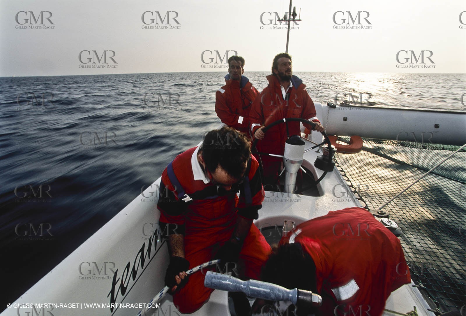 Commodore explorer - Bruno Peyron - 1993 - Record de la méditerranée
