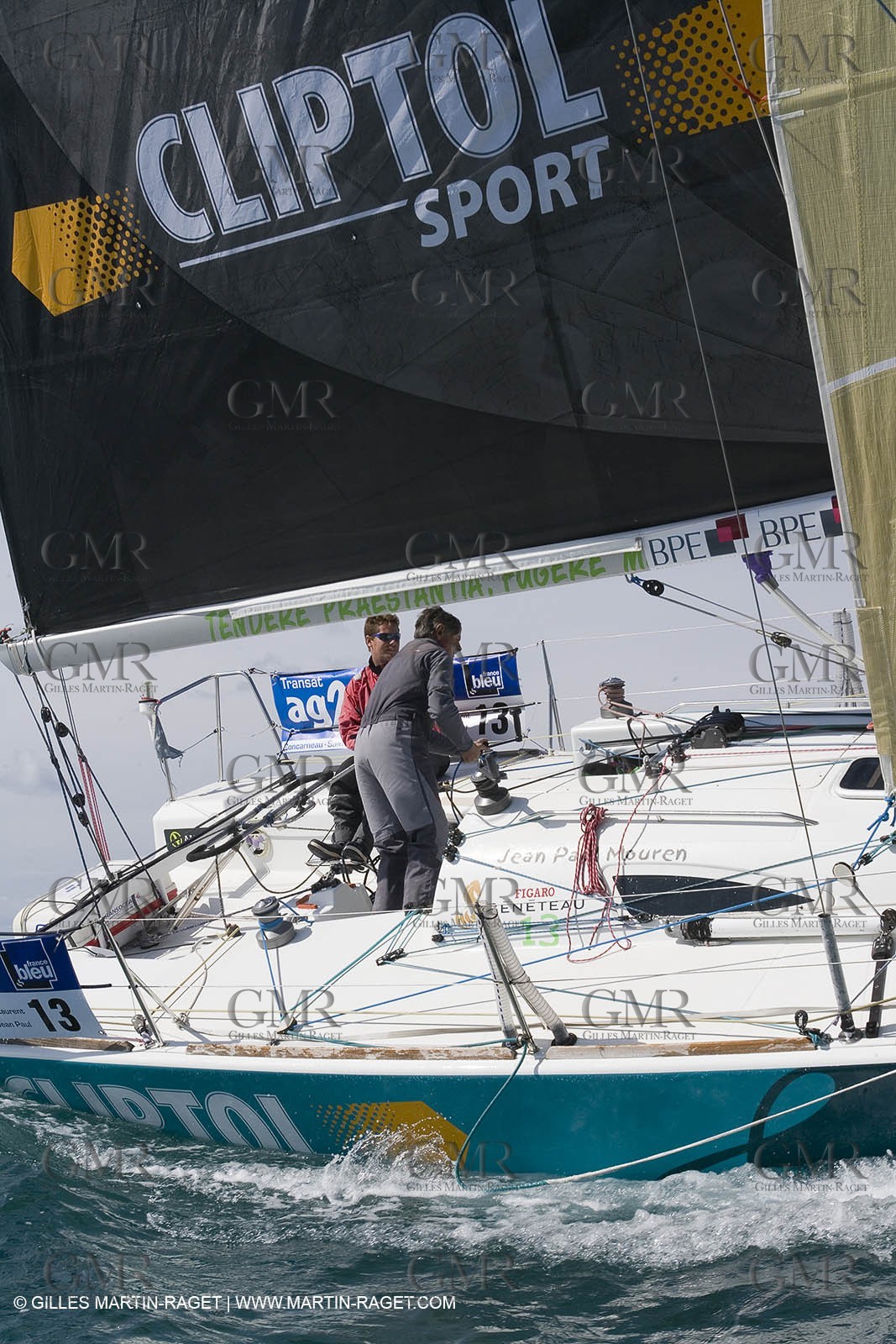 27 03 08- La Grande Motte- (FRA,34) Transat AG2R 2008- Jean-Paul Mouren- Laurent Pellecuer
