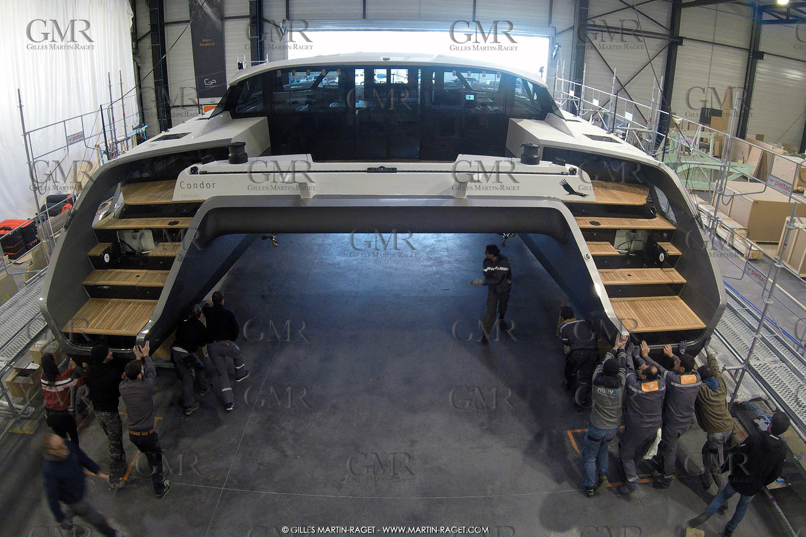 17 01 2018, La Grande Motte (FRA), Gunboat 68  1 launch
