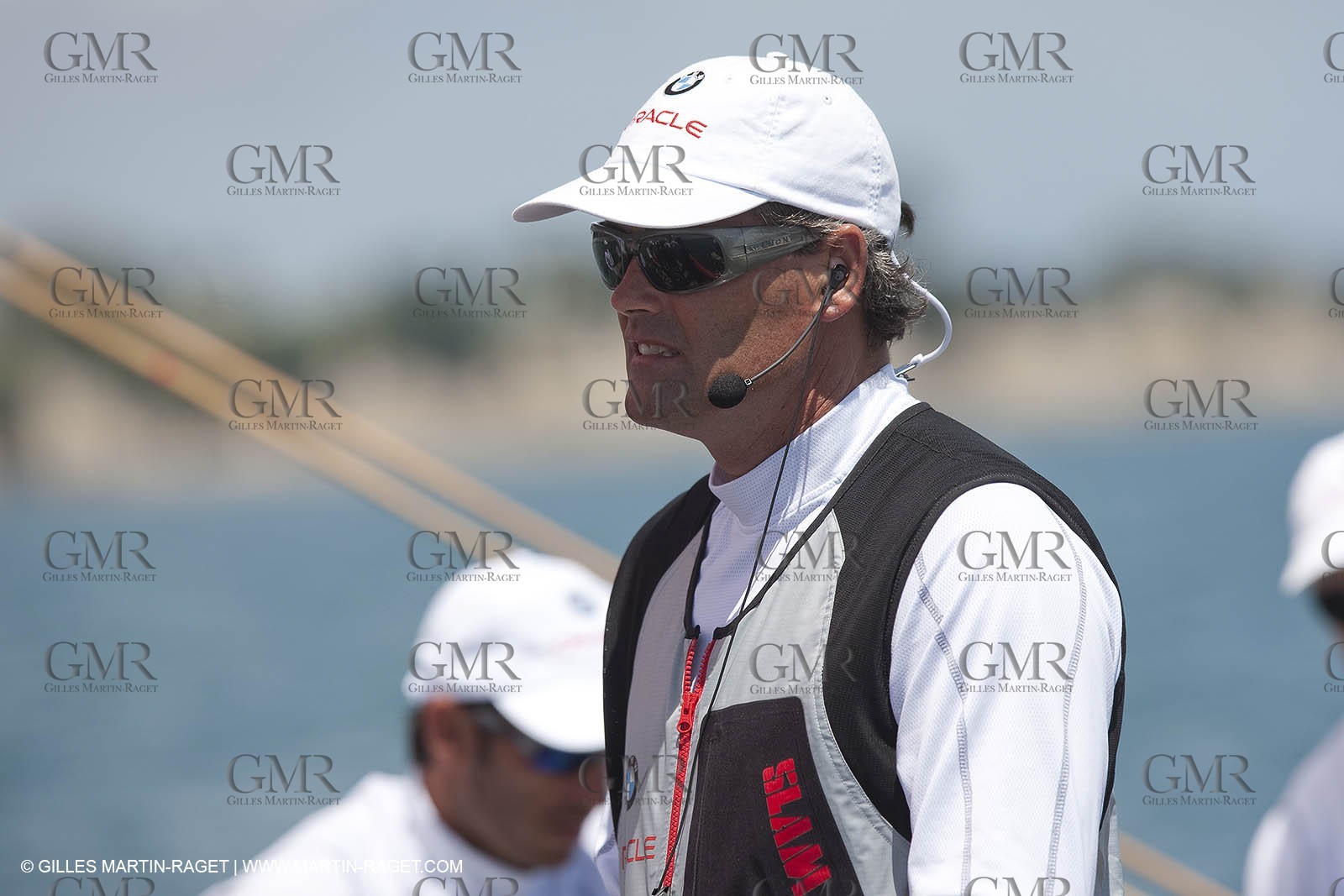 23 01 2009 - Auckland (NZL) -  Louis Vuitton Pacific Series - BMW ORACLE Racing-Tuning up onboard Emirates Team New Zealand yacht