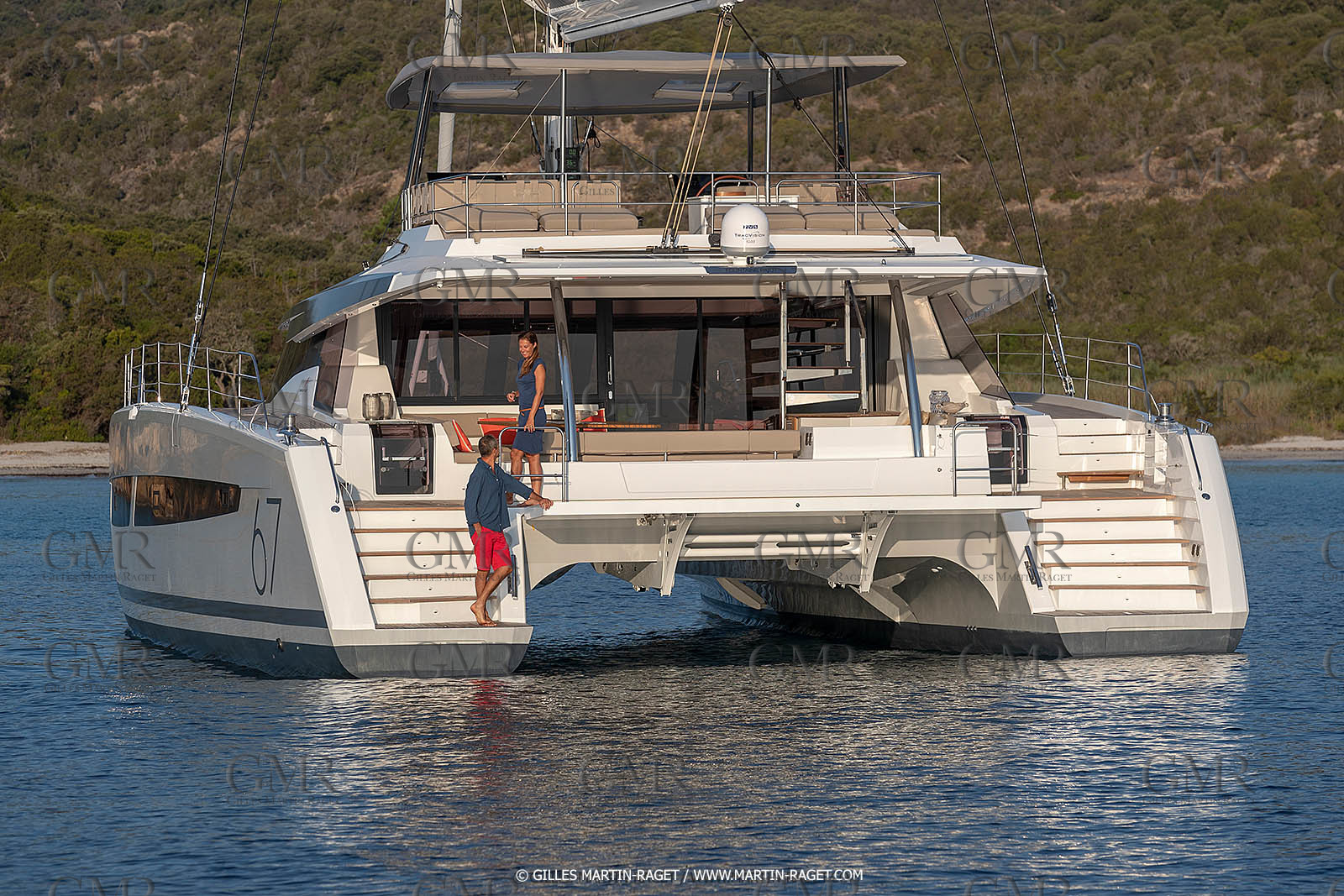30 08 2018, Porto Vecchio (FRA, South Corsica) Chantier Fountaine-Pajot, Alegria 67