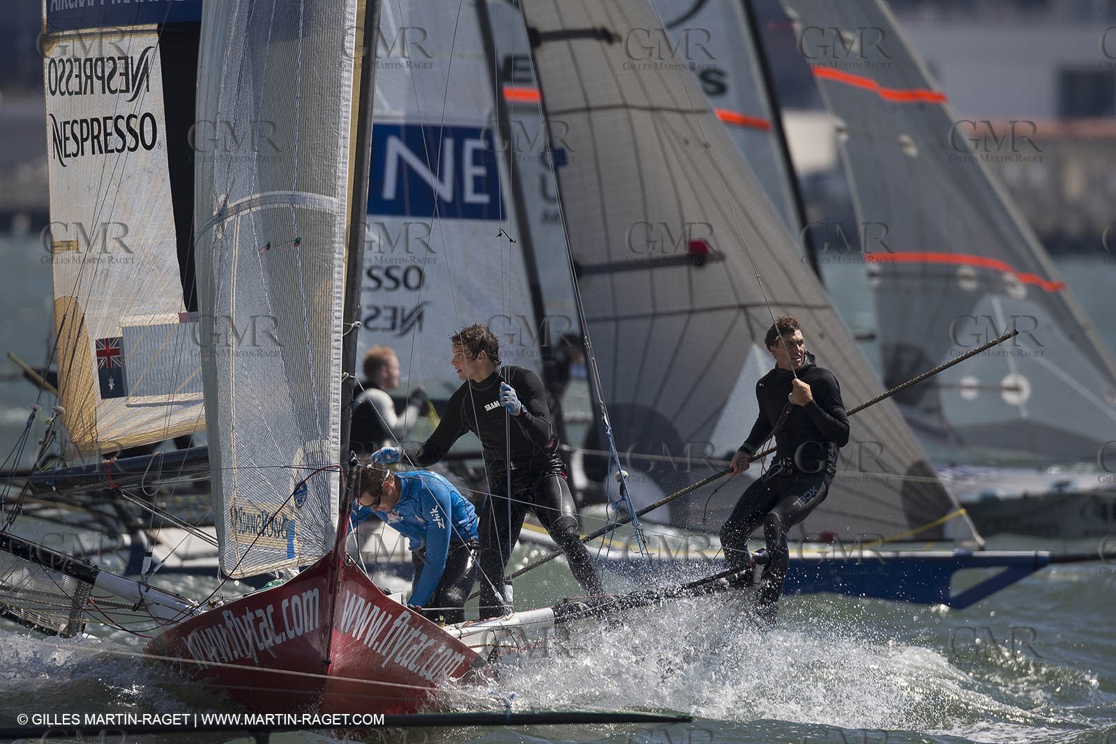 09 09 2013 - San Francisco (USA,CA) - 34th America's Cup - AC Open - 18ft racing