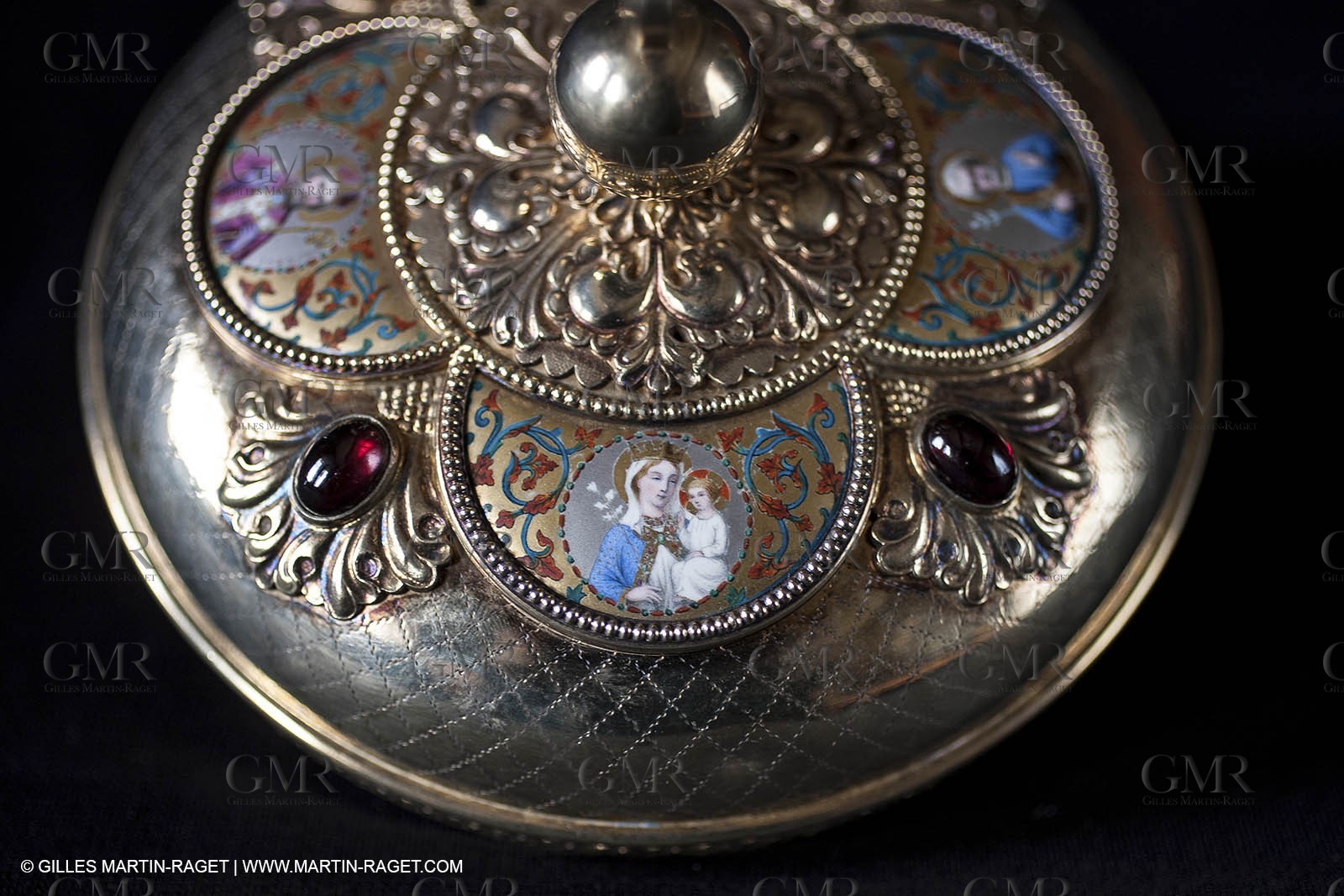 04 02 2013 - Marseille(FRA,13), Notre Dame de la Garde,liturgical silverware