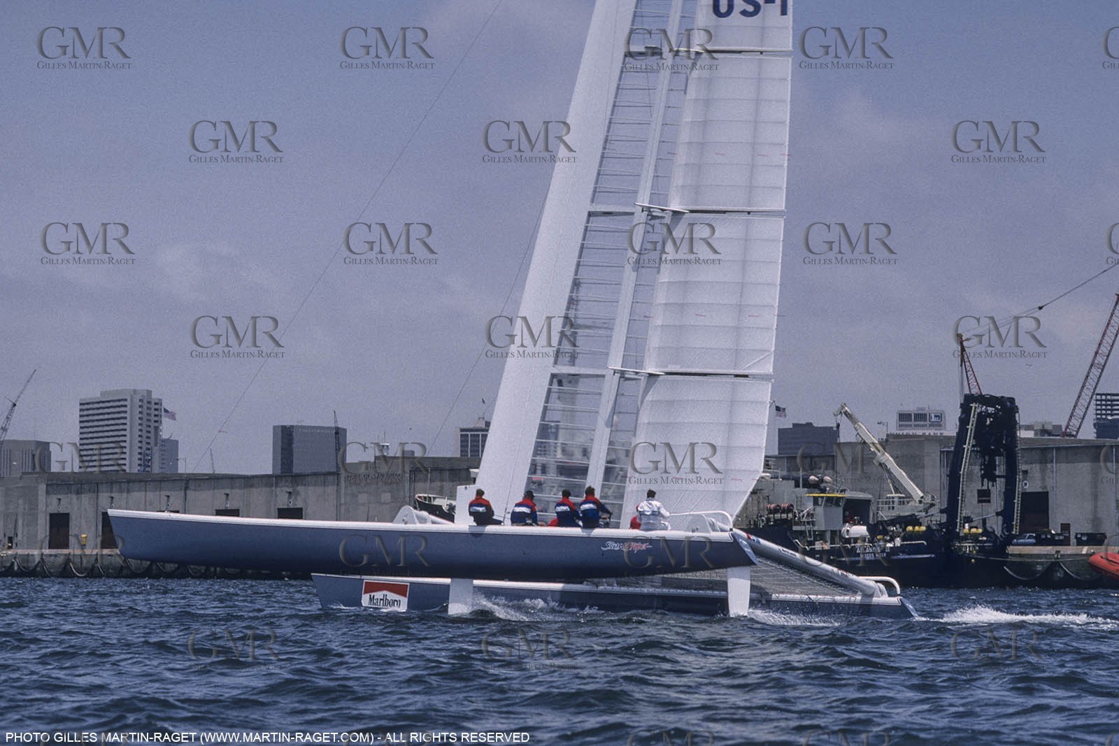 Sailing, Yacht Racing, America's Cup XXVII, San Diego (USA,CA) 1988, Stars & Stripes Vs New Zealand