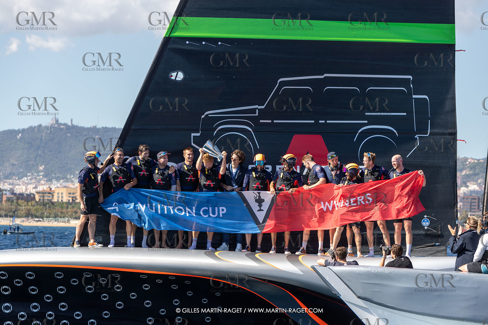 04 10 2024, Barcelona (ESP), 37th America's Cup, Louis Vuitton Cup Final, Race Day 7