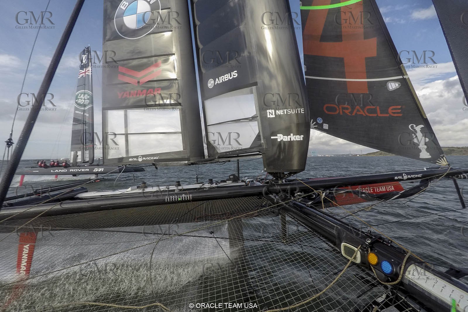 27 08 2015, Göthenburg, (SWE), 35th America's Cup, Louis Vuitton America's Cup World Series Göthenburg 2015, Tech Day, Onboard ORACLE TEAM USA with Joe Newton