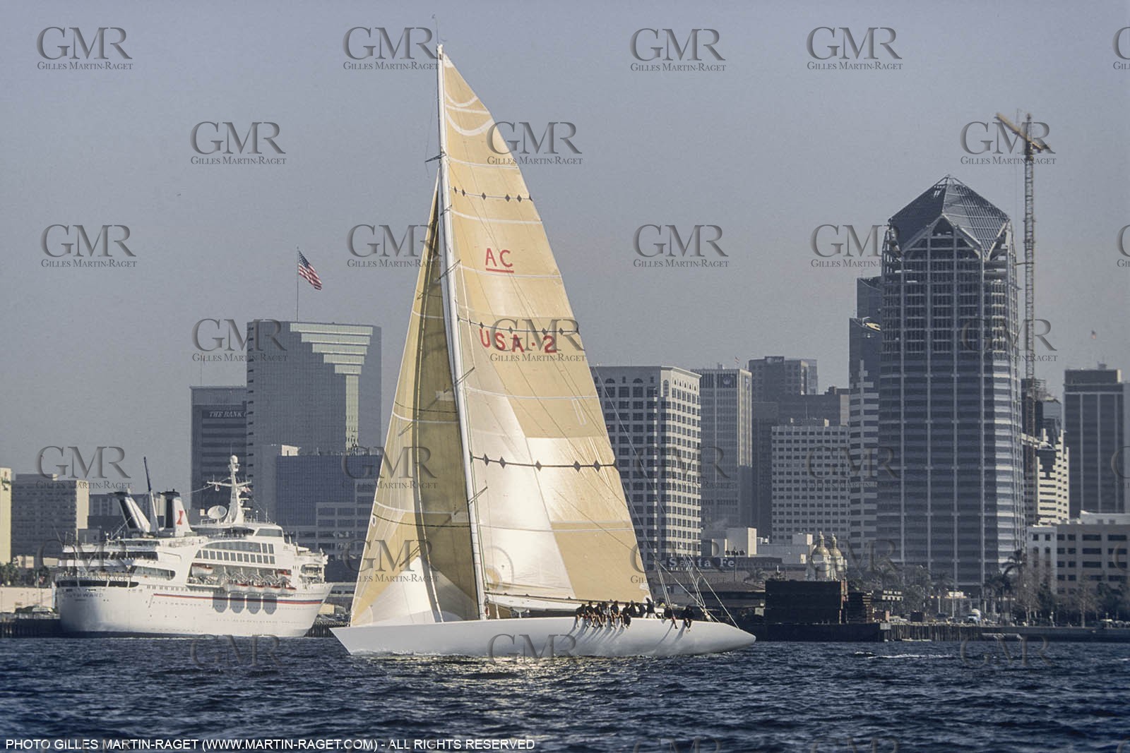 Sailing, Yacht Racing, America's Cup XXVIII, San Diego (USA,CA), 1992, Le Défi Français