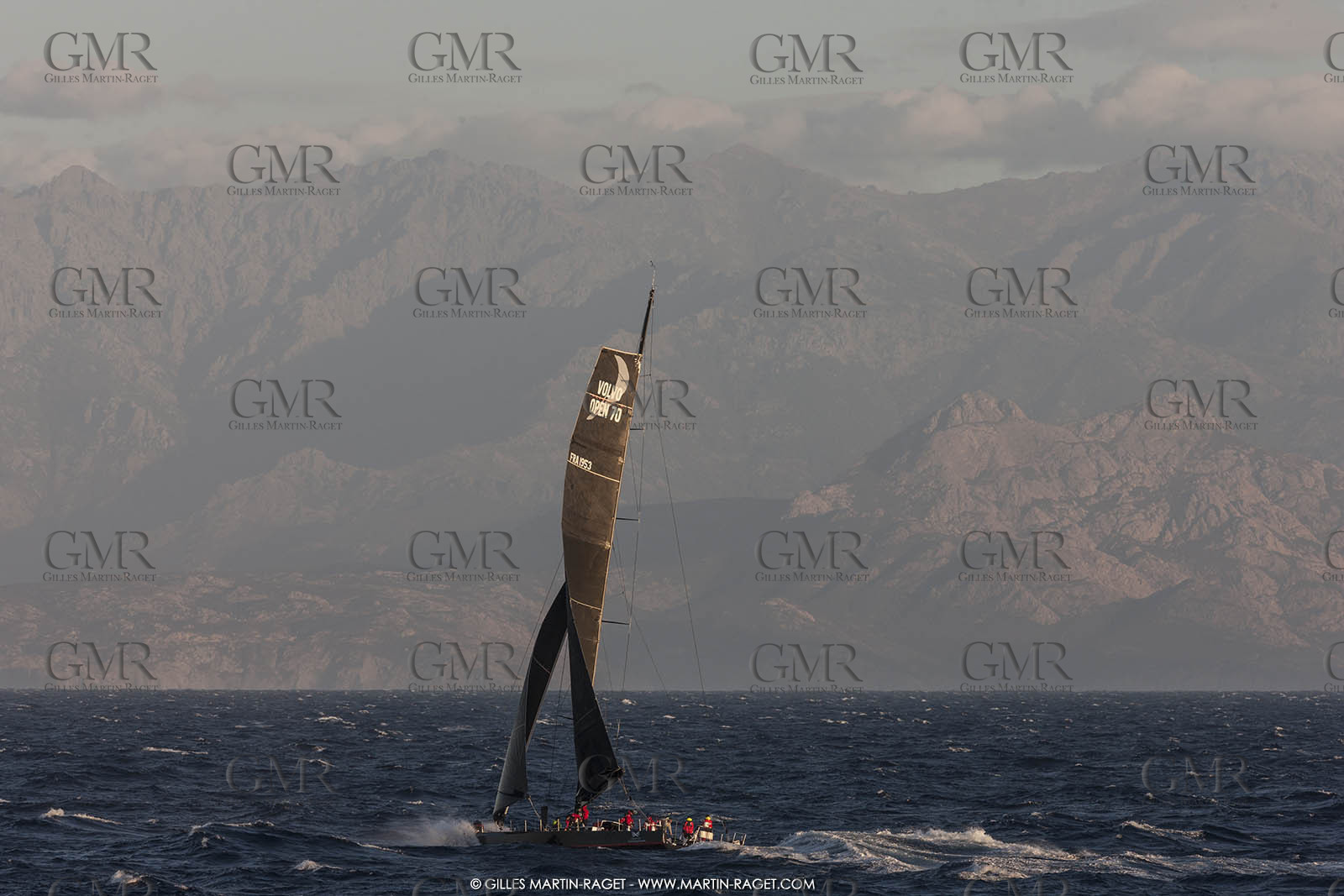 09 10 2017, Calvi (FRA,20), VOR 70 Babsy, Tentative de record autour de la Corse à la voile, skipper Franck Cammas