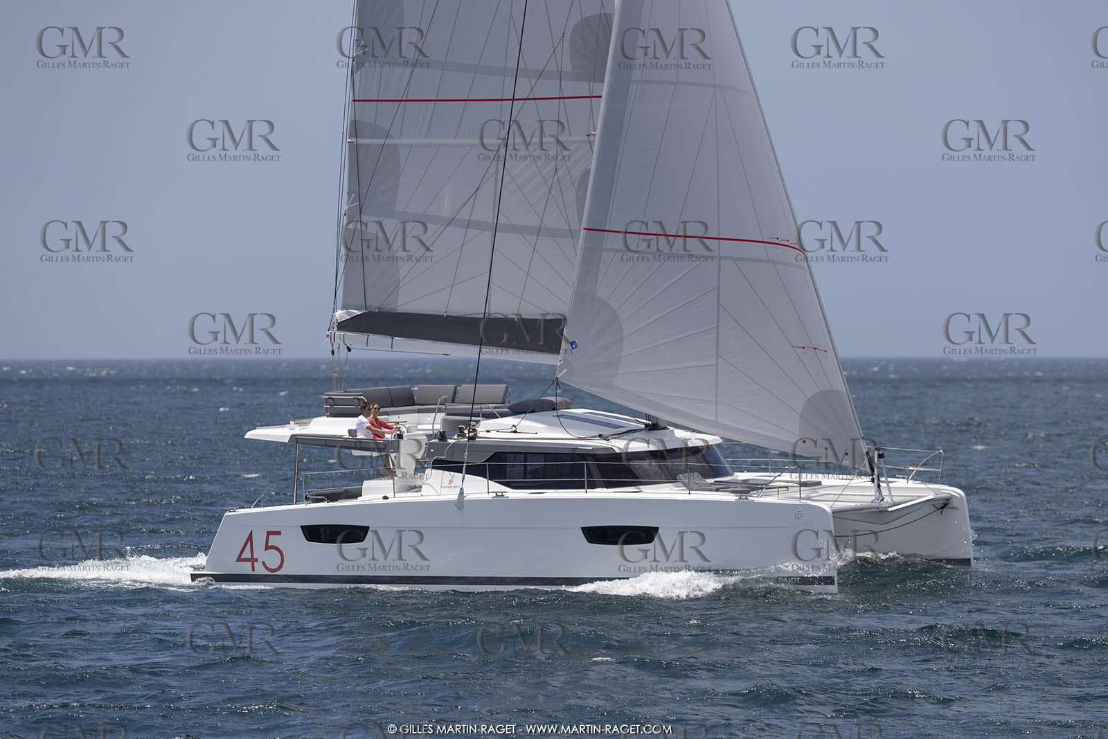 08 07 2019, Lagos (Portugal), Chantier Fountaine-Pajot, Fountaine-Pajot 45