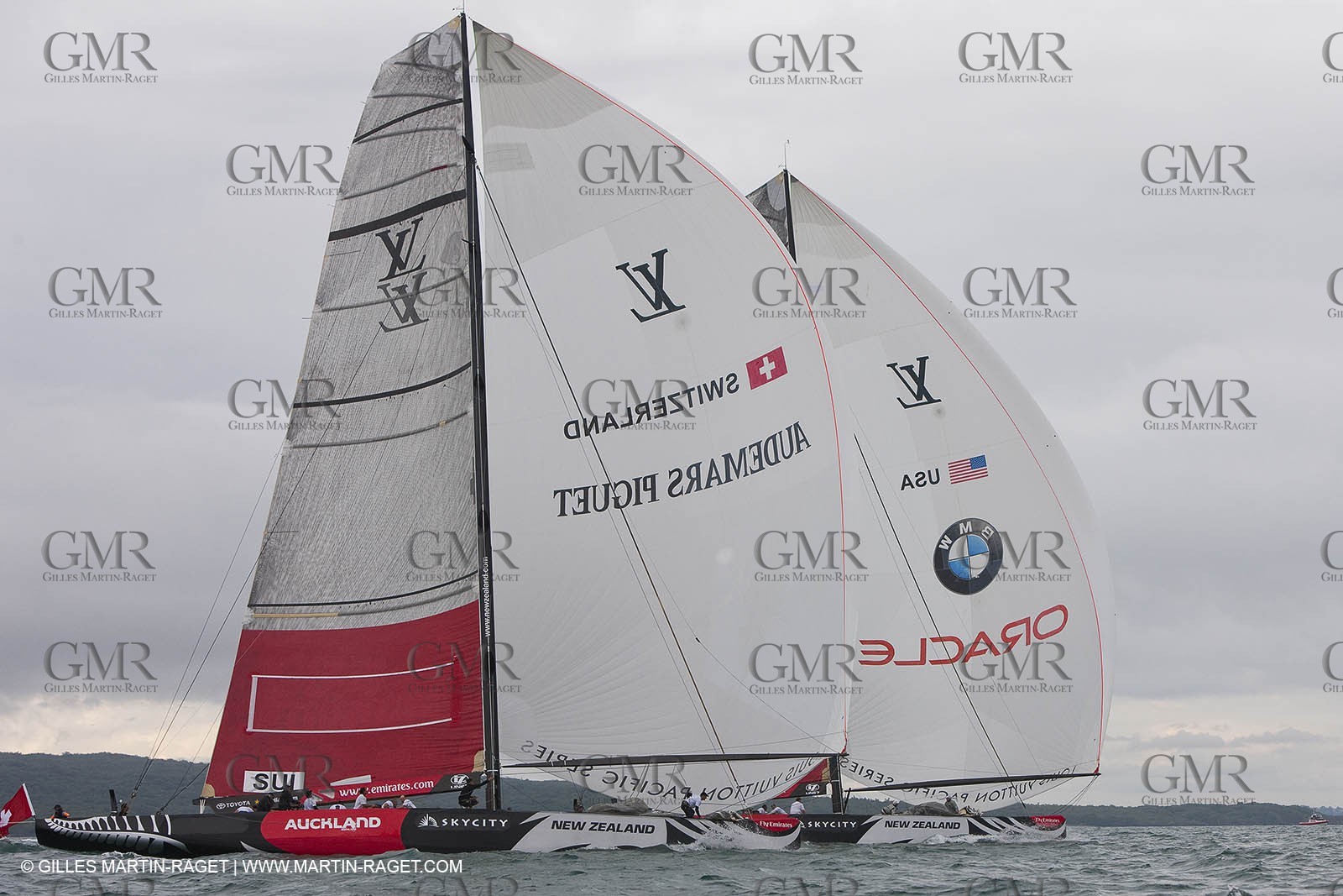 11 02 2009 - Auckland (NZL) -  Louis Vuitton Pacific Series -  Racing Day 11 - sail off