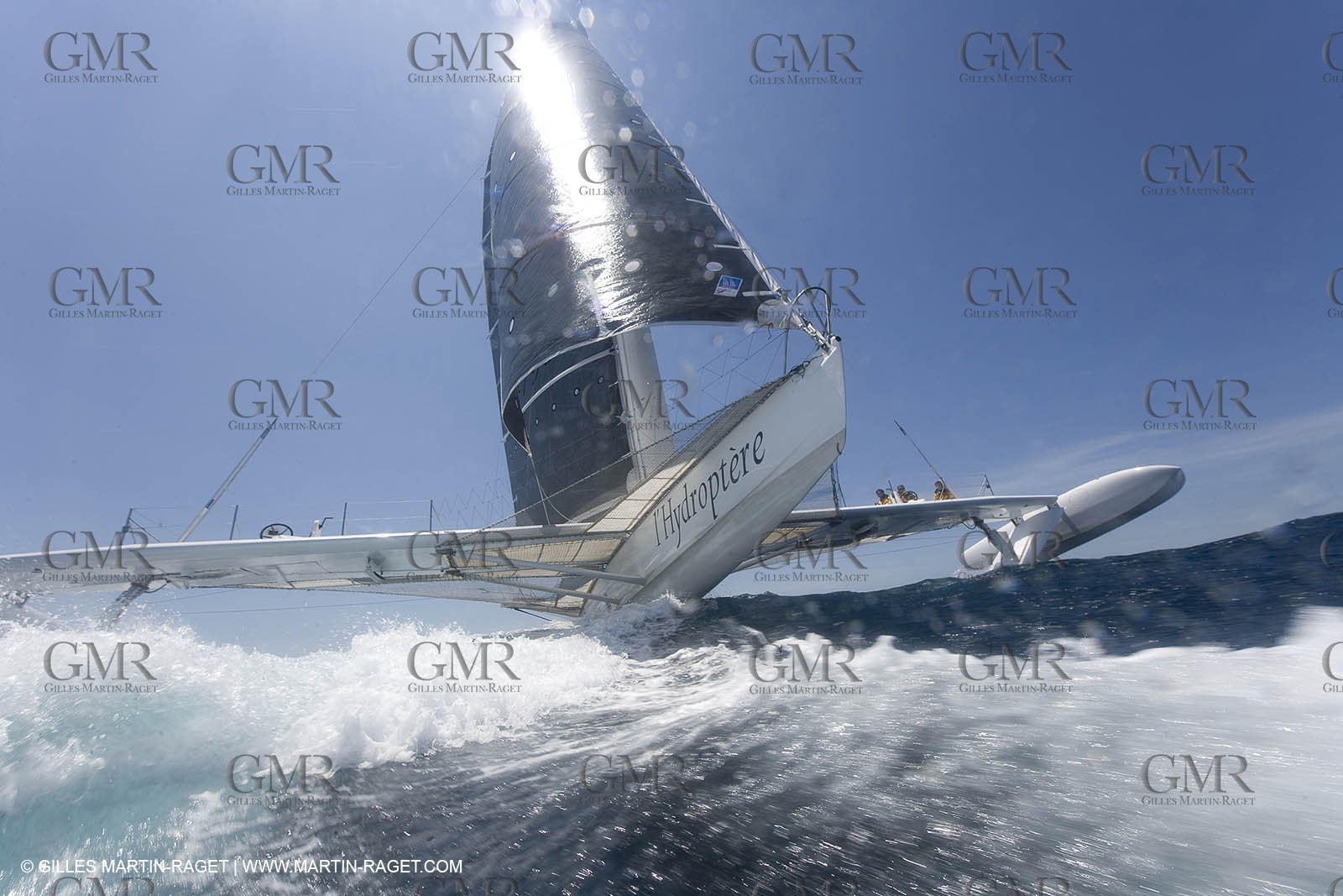 14 06 2008 - Toulon-Hyères (FRA,83) - 50 knots record attempt trials by l'Hydroptère