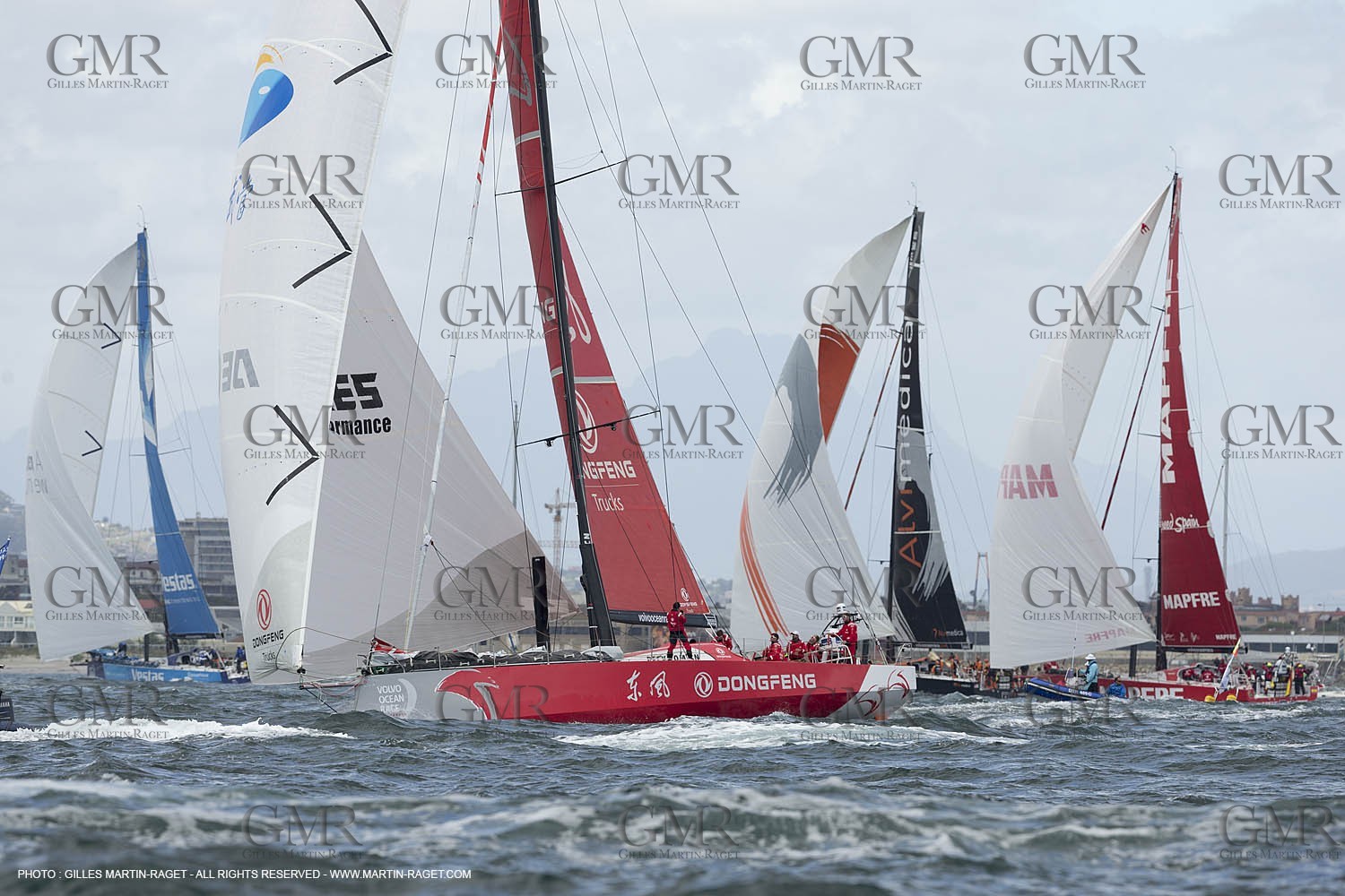 15 11 2014, Cape Town (ZAF), Volvo Ocean Race 2014-15, Team Alvimedica, In Port Race