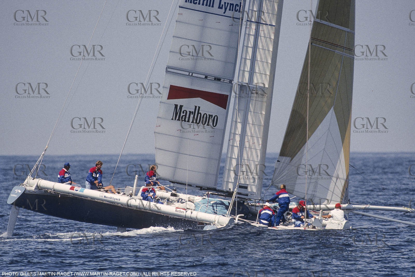 Sailing, Yacht Racing, America's Cup XXVII, San Diego (USA,CA) 1988, Stars & Stripes Vs New Zealand