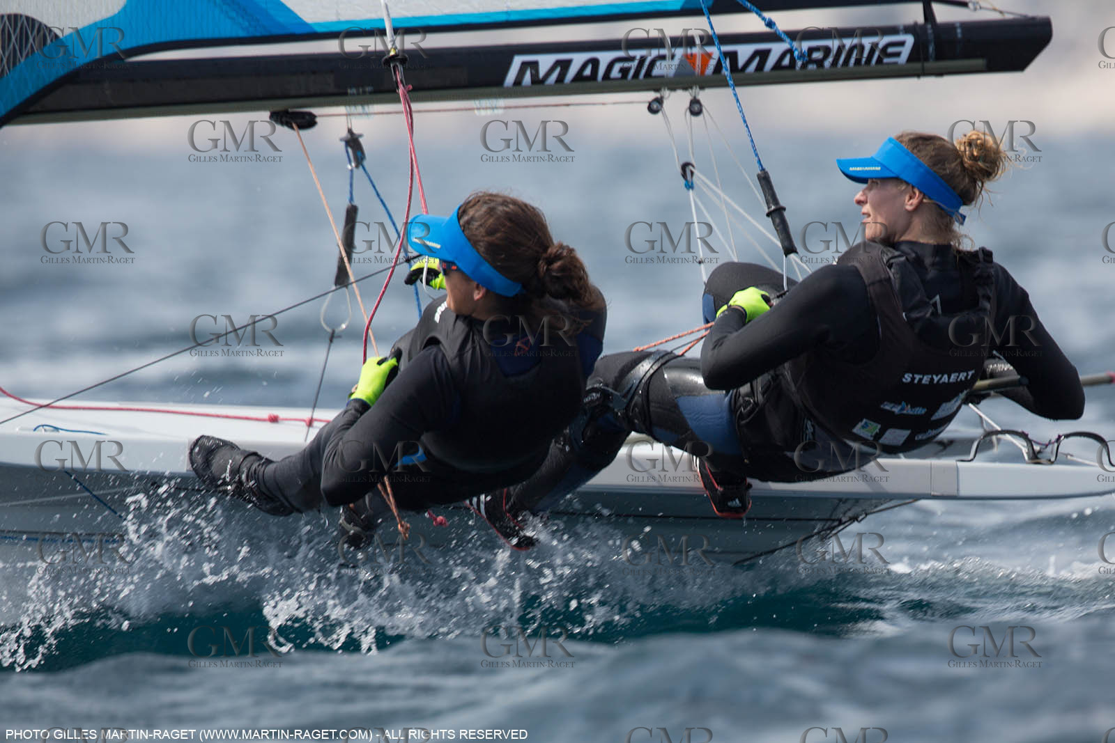 Marseille, (FRA,13), 2016 Rio Olympic Games, Sailing, 49er FX, Steyaert Sarah   Compan Aude (FRA)