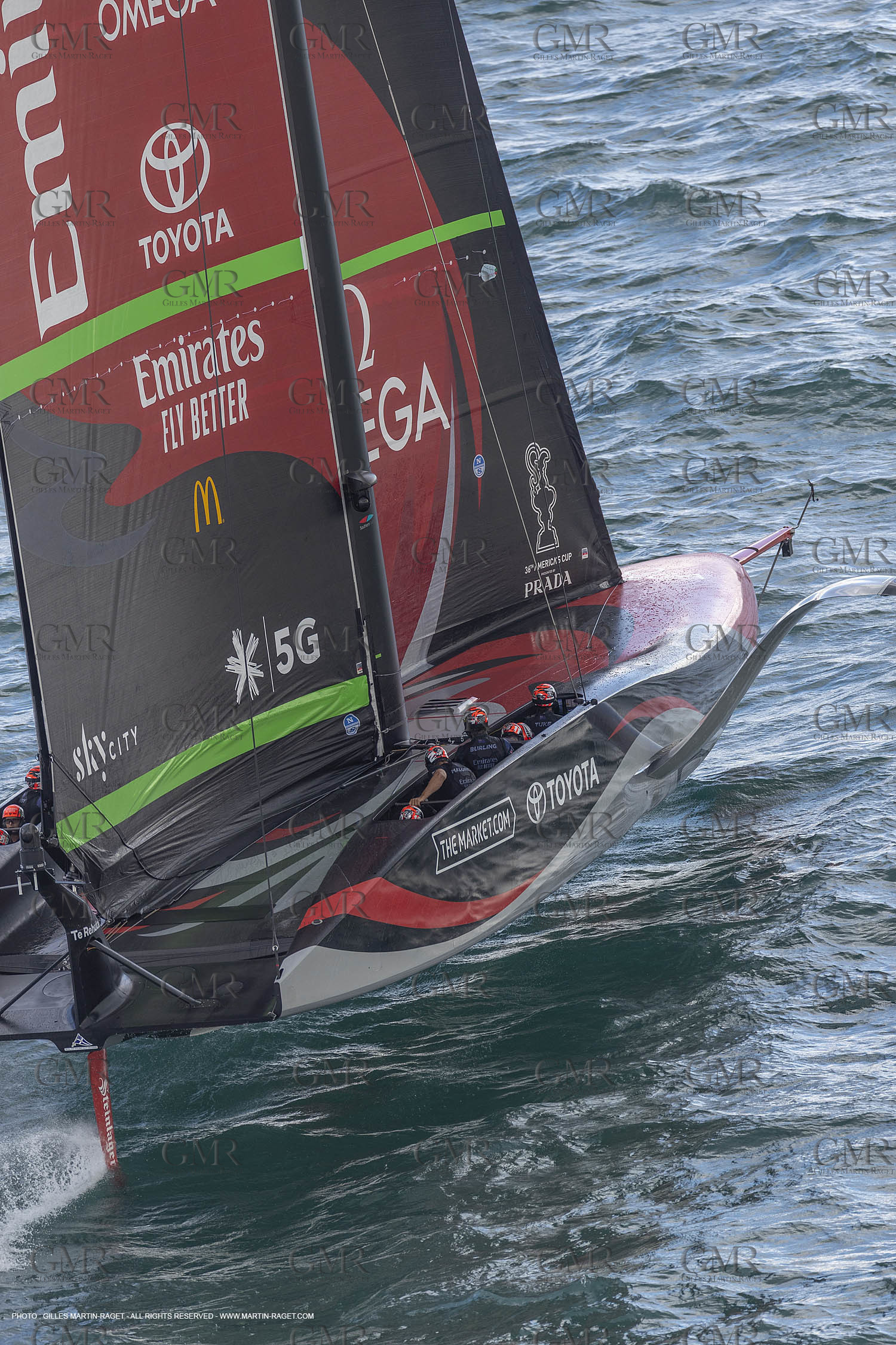10 12 2020 - Auckland (NZL) - 36th America's Cup - Practice Sessions - Day 2 - Emirates Team New Zealand