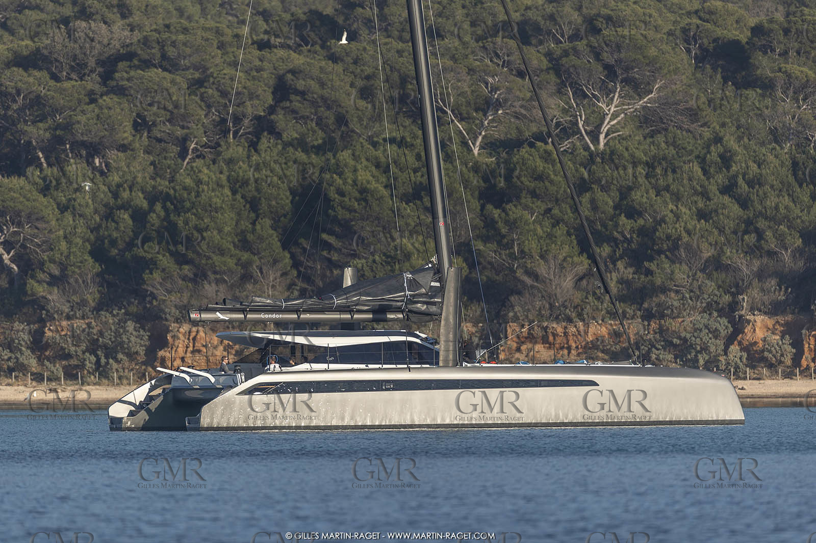 16 02 2019, Porquerolles (FRA,83), Gunboat 68 sail testing  3