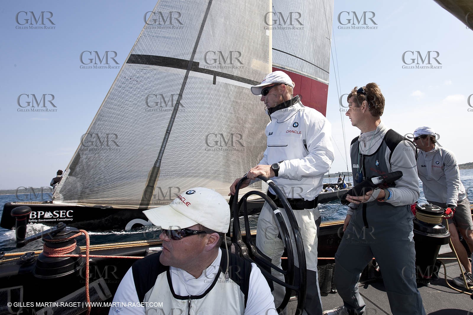 19 05 2010 - La Maddalena (ITA, Sardinia) Louis Vuitton Trophy - BMW ORACLE Racing - Training