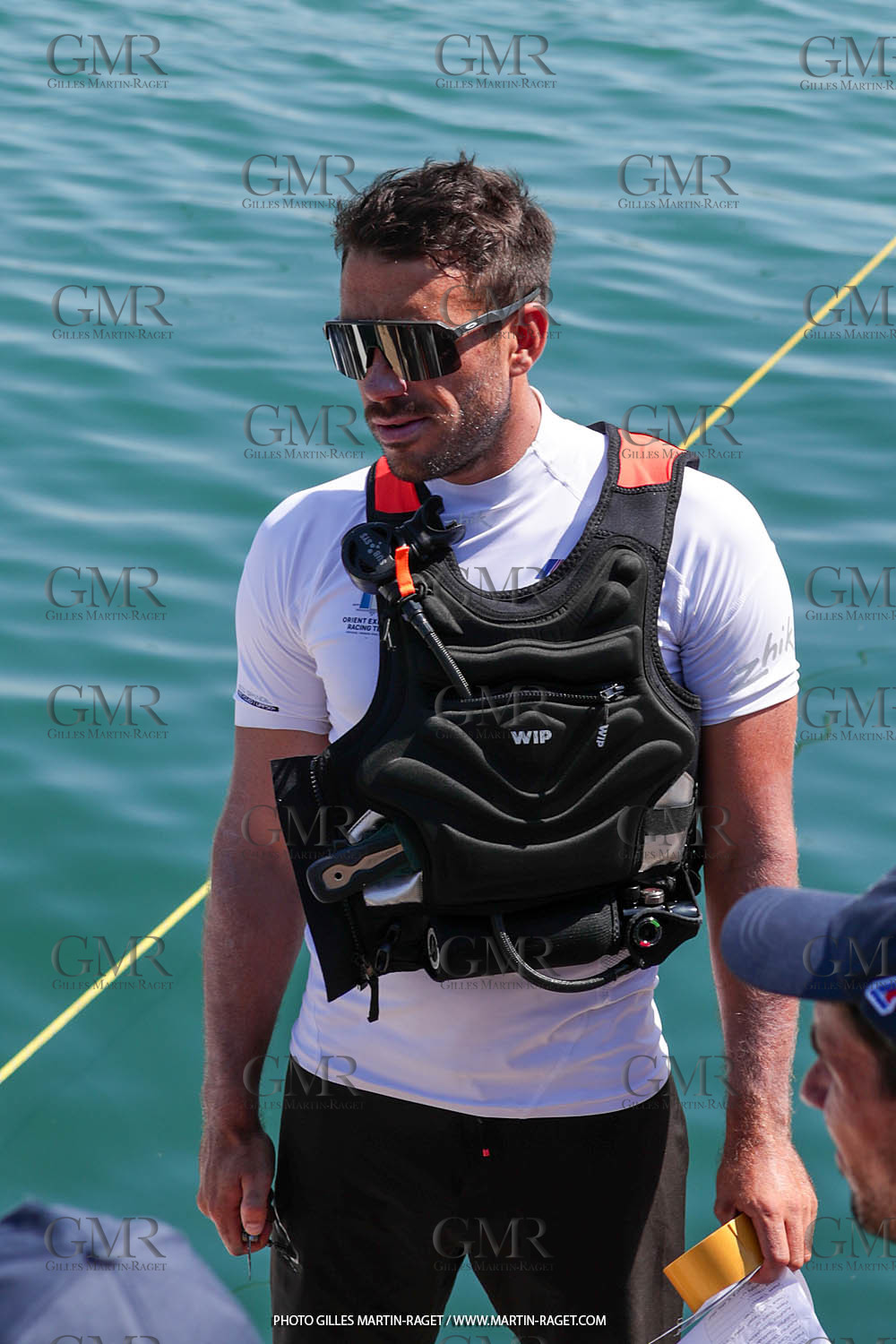 22 08 2023, Barcelona (ESP), 37th America's Cup, Orient Express Racing Team, AC 40 first training