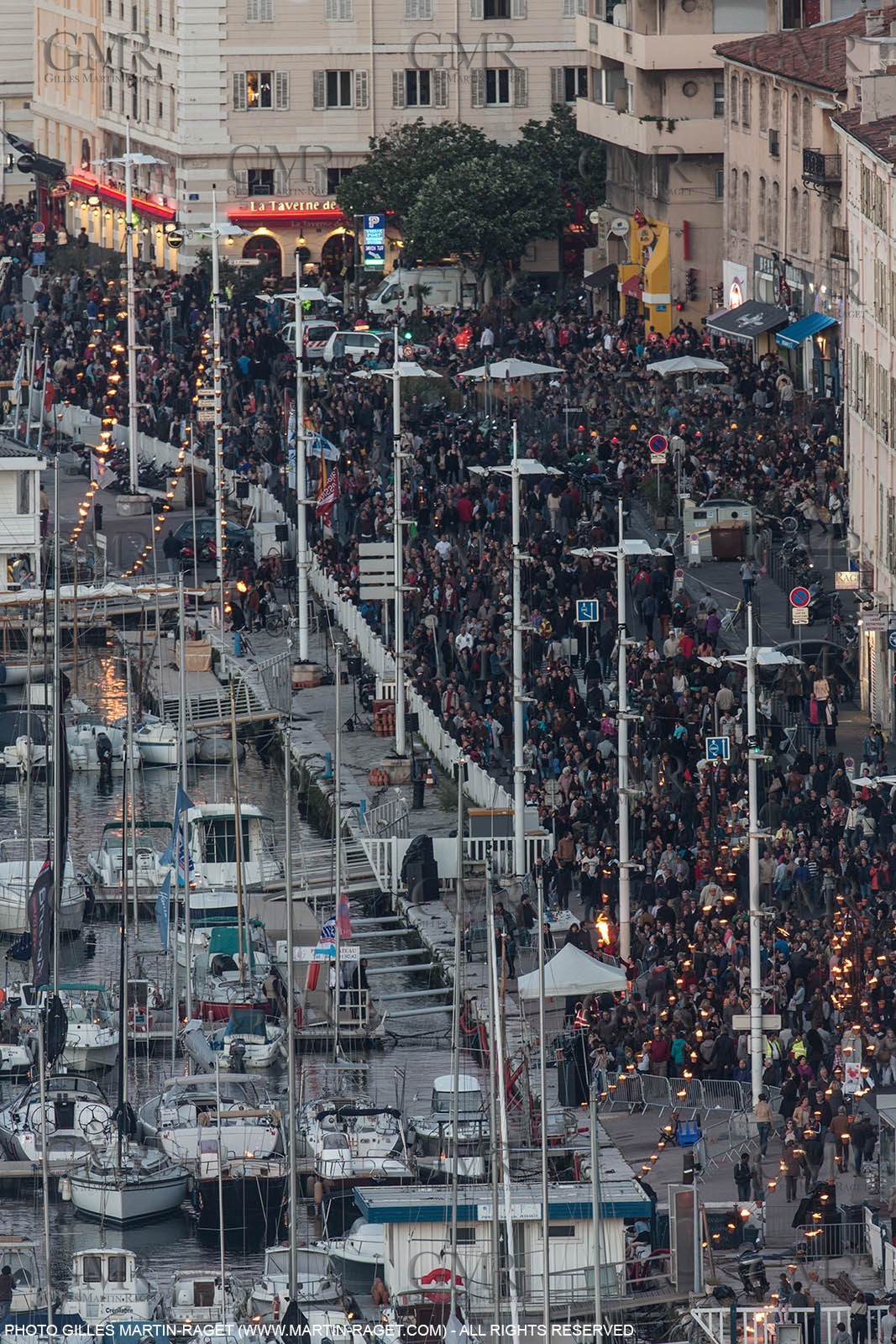 03 05 2013 - Marseille (FRA,13) - Marseille Provence 2013, Historical port Illumination by Company Carabosse