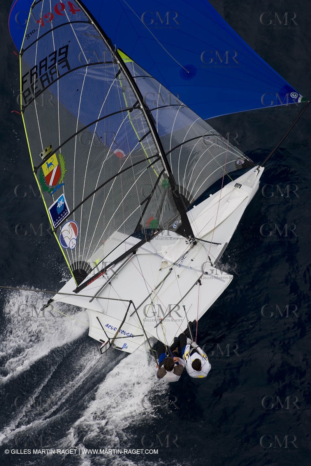 26 04 2007 - 2007 Semaine Olympique Française - Hyères (South of France) - Day 5 - Team France - 49er - LAGRAVIERE-CHRISTIDIS